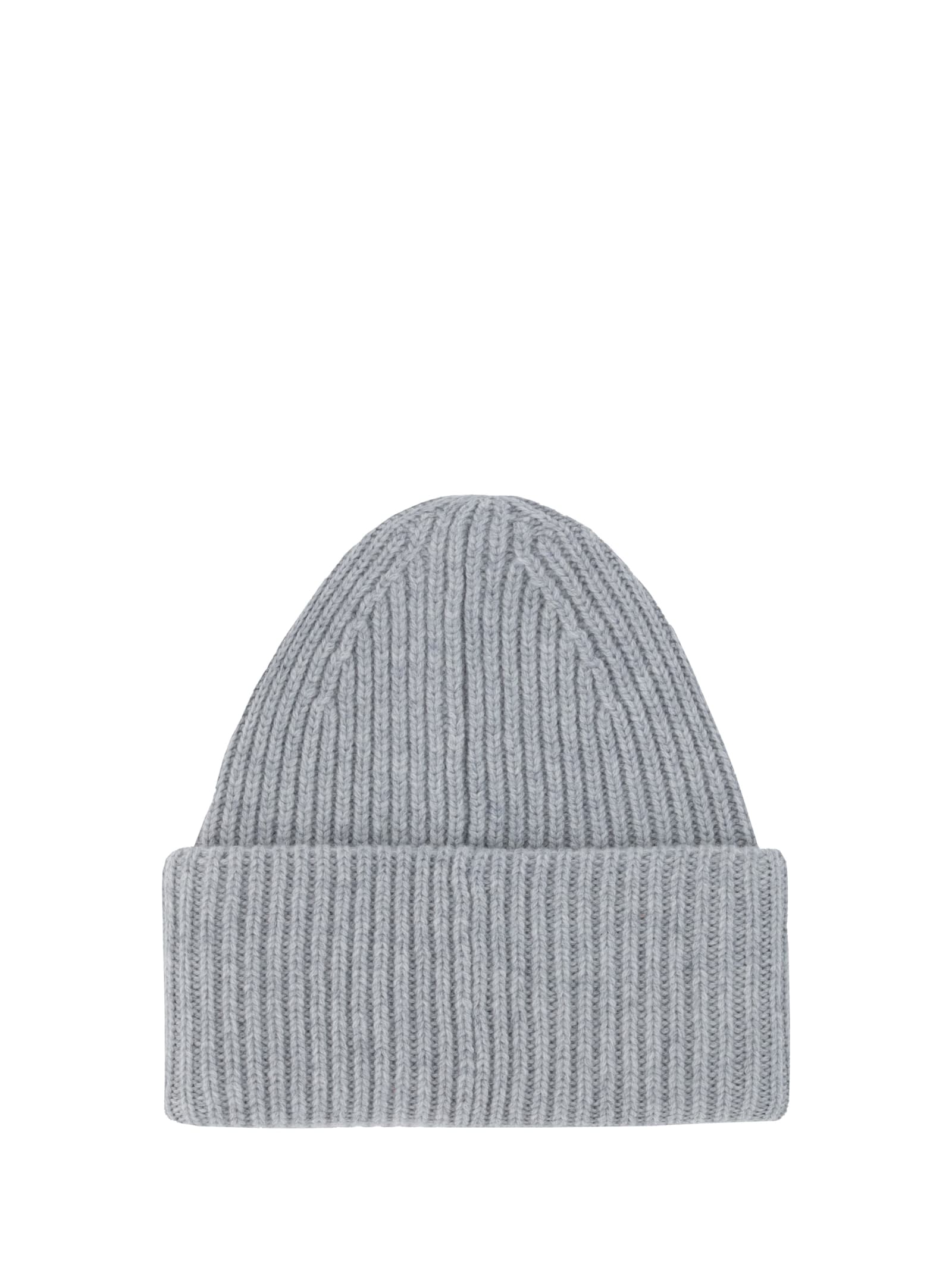 Shop Acne Studios Hat In Light Grey