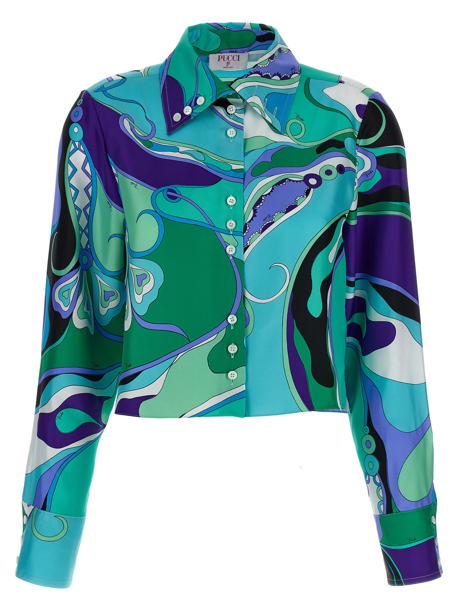 Orchidee Print Shirt