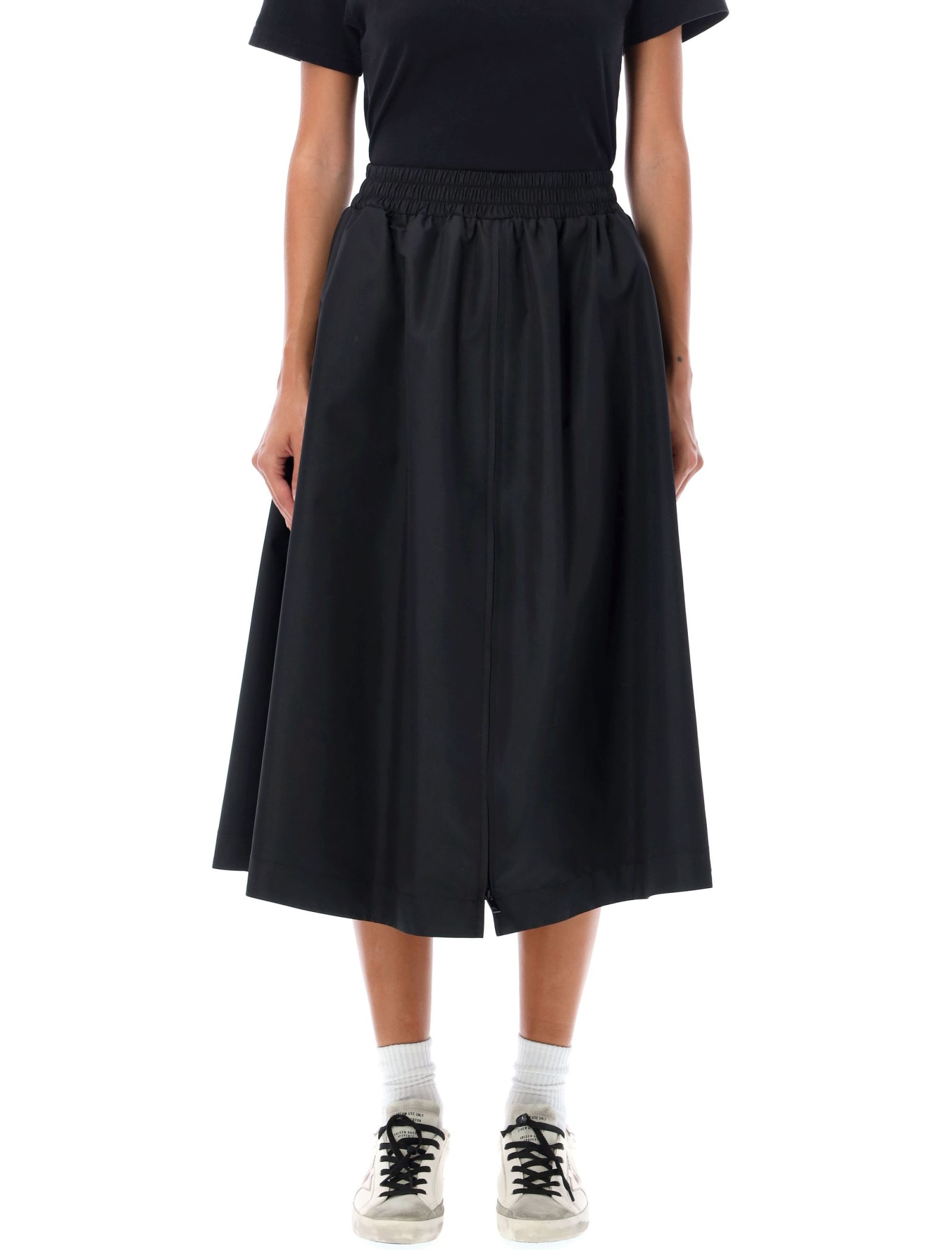 Shop Golden Goose Nylon Midi Skirt In Black