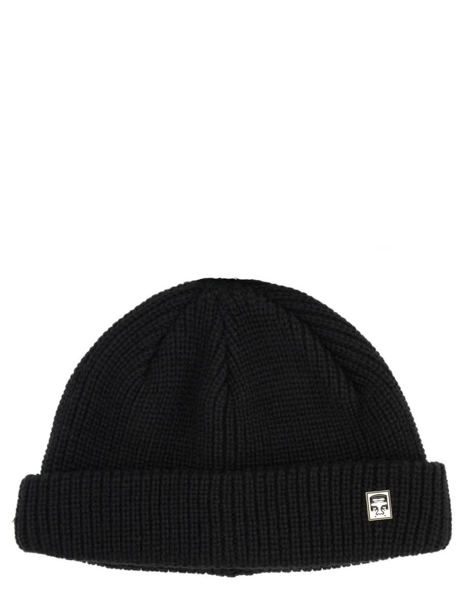 Obey Cap With Logo In Black