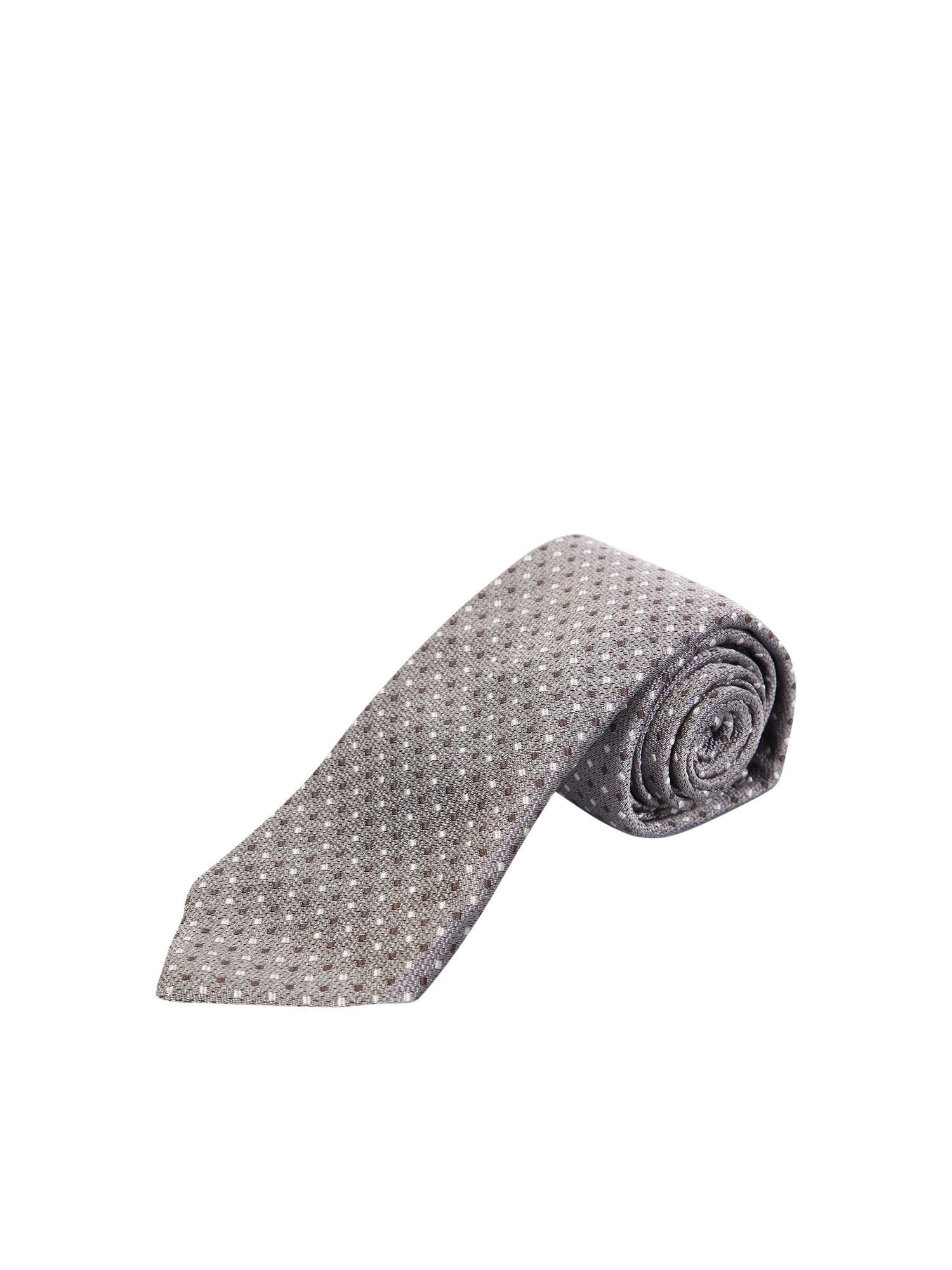 Brunello Cucinelli Grey Silk Tie