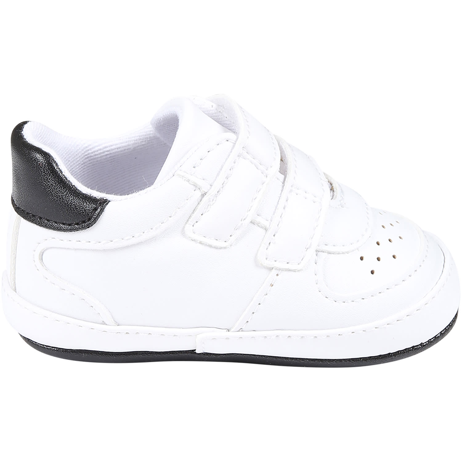 Calvin Klein Kids' White Sneakers For Baby Boy With Logo