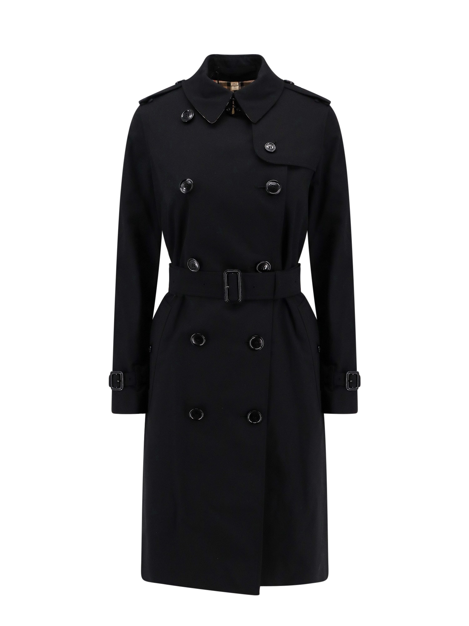 Shop Burberry Trench In Black