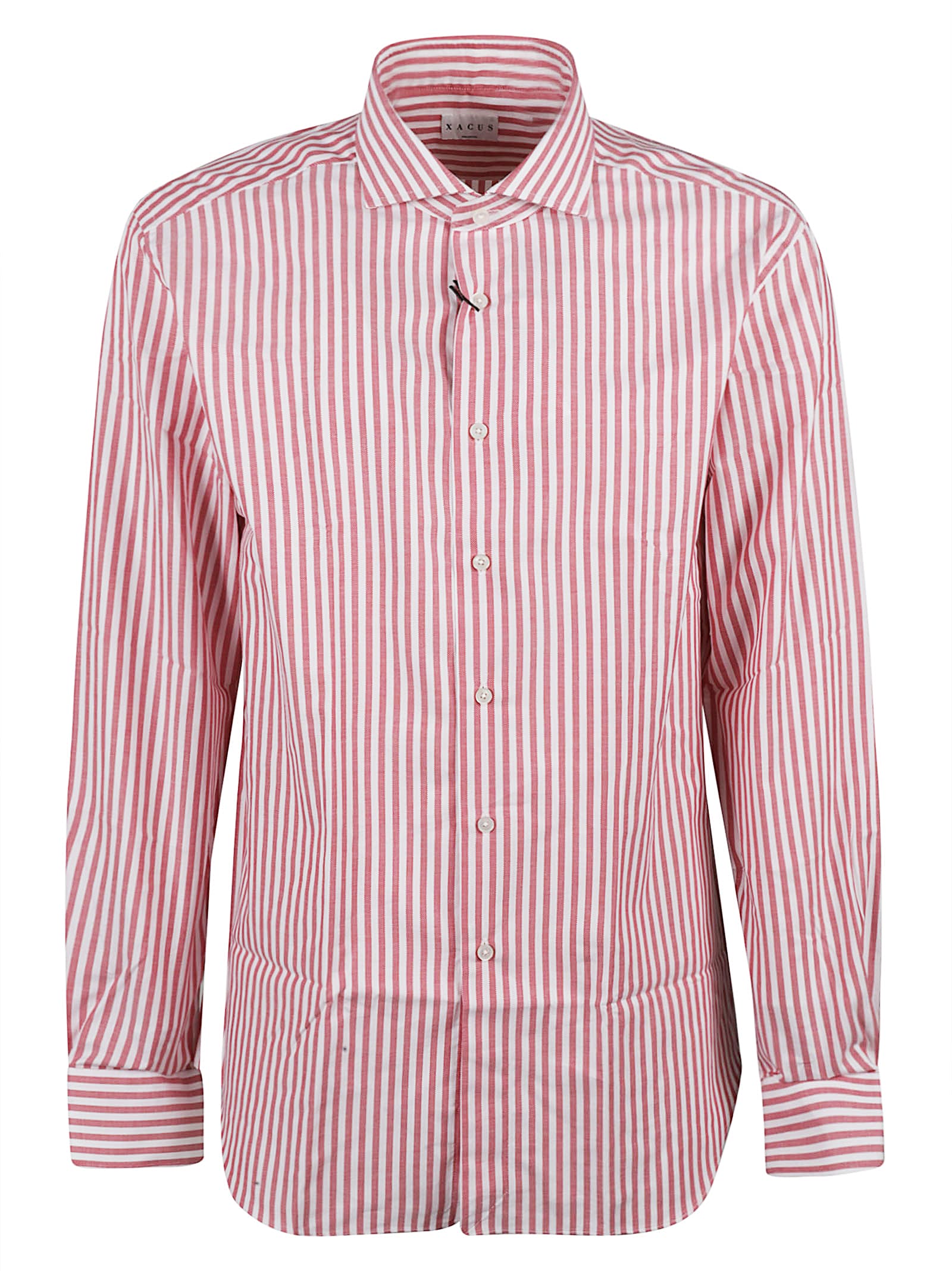 Round Hem Stripe Shirt