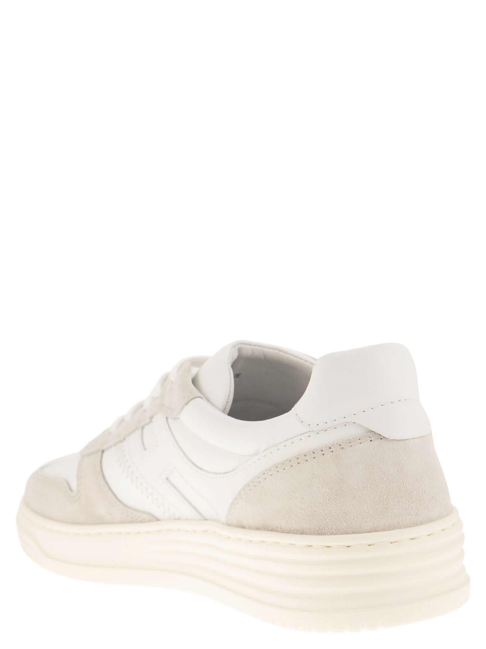 Shop Hogan Sneakers H630 In White/beige
