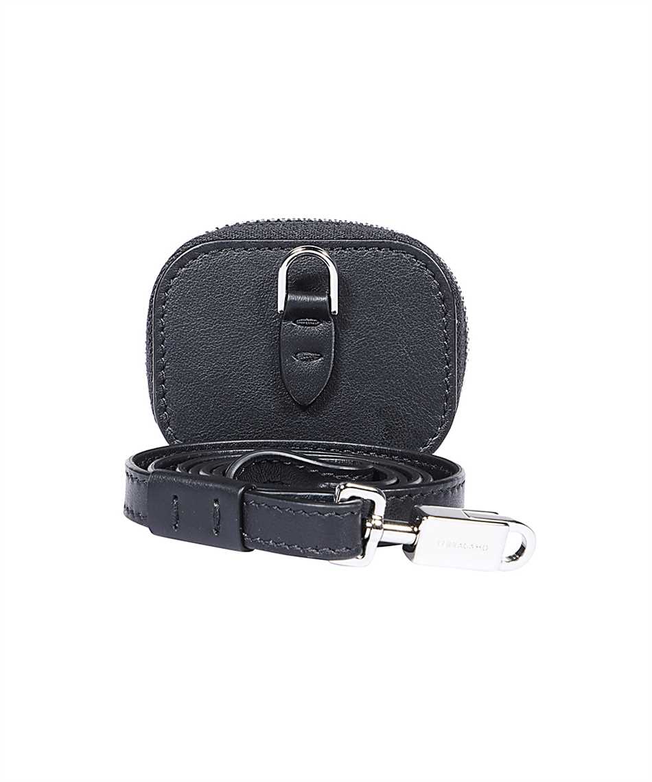 Shop Ferragamo Leather Coin Purse In Black