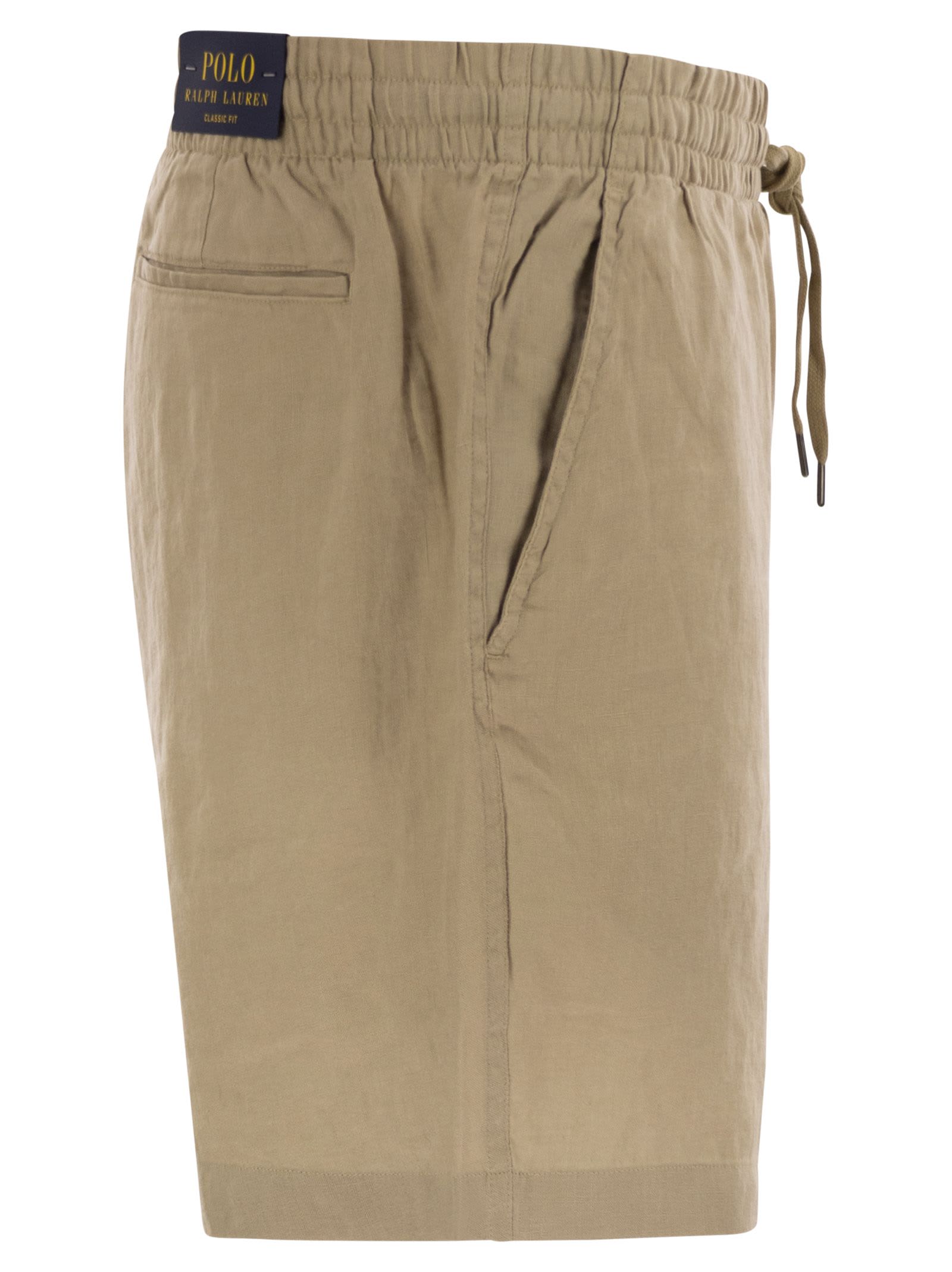 POLO RALPH LAUREN SHORT PREPSTER LINEN POLO 15.2 CM