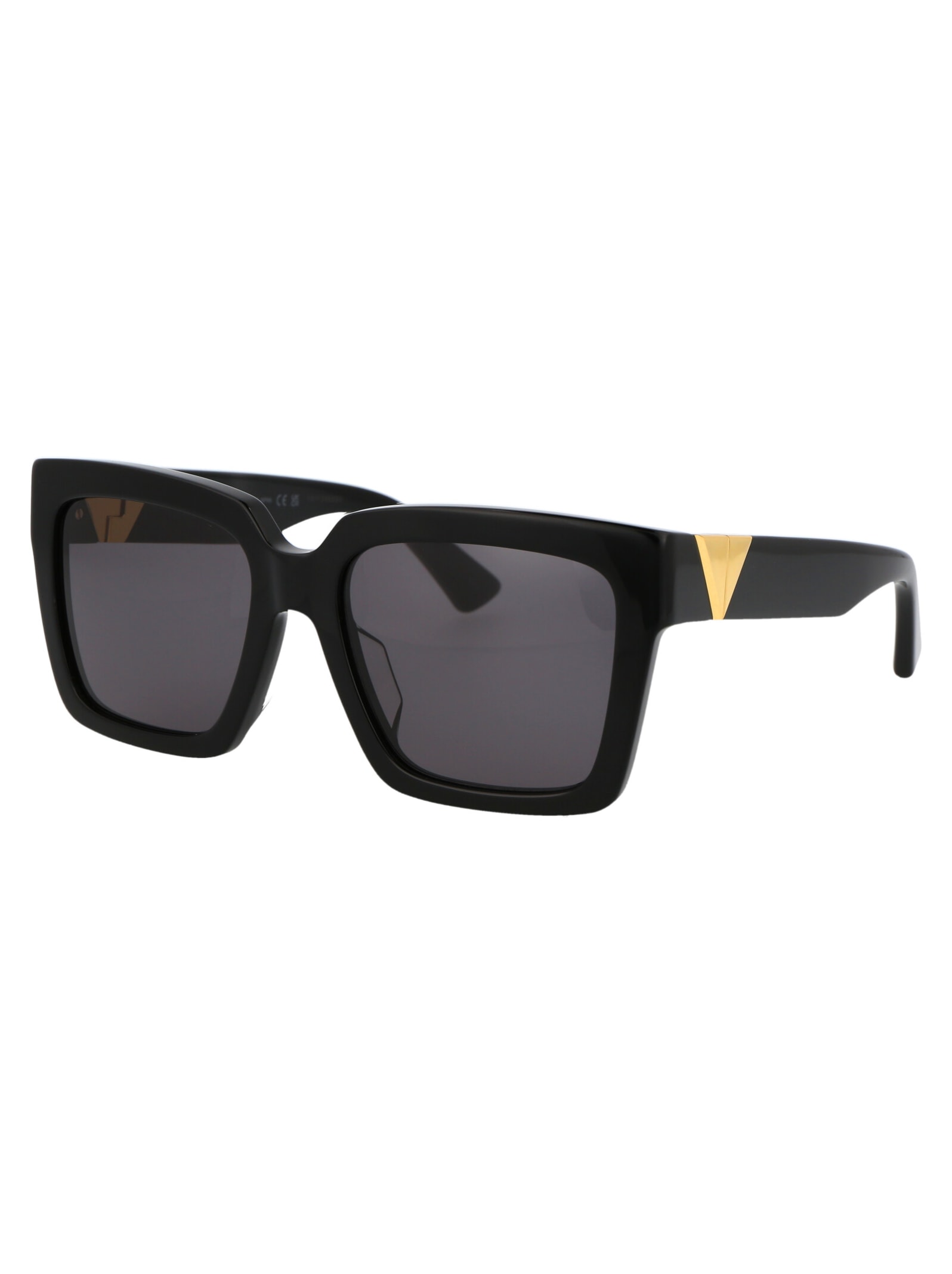 Shop Bottega Veneta Bv1198sa Sunglasses In 001 Black Black Grey