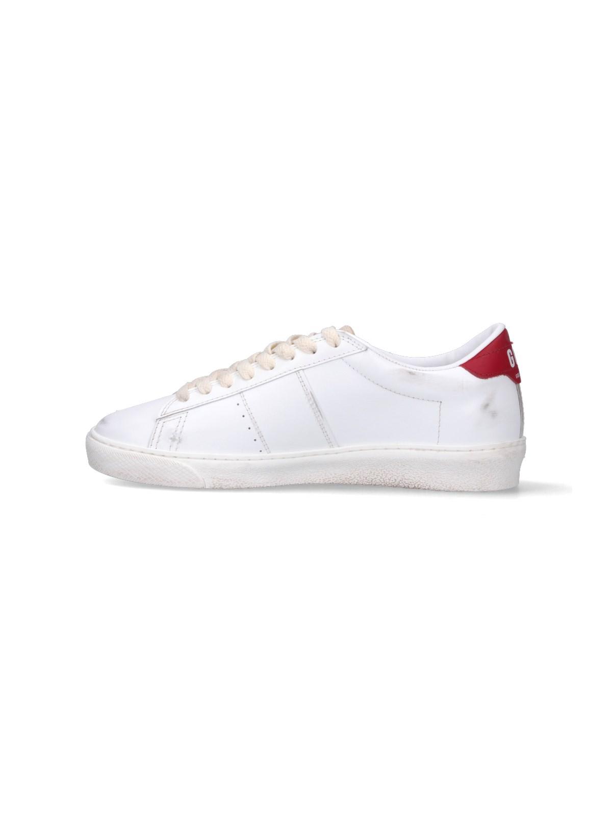 Shop Golden Goose Matchstar Sneakers In White