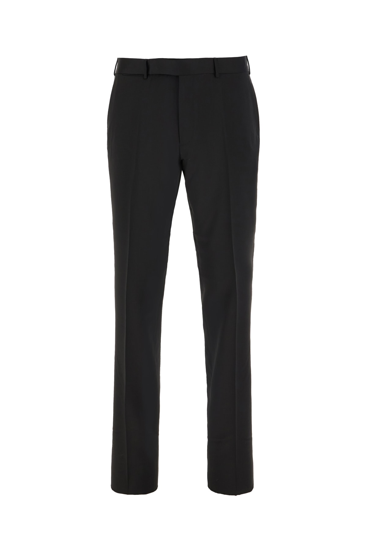 Shop Zegna Black Wool Pants