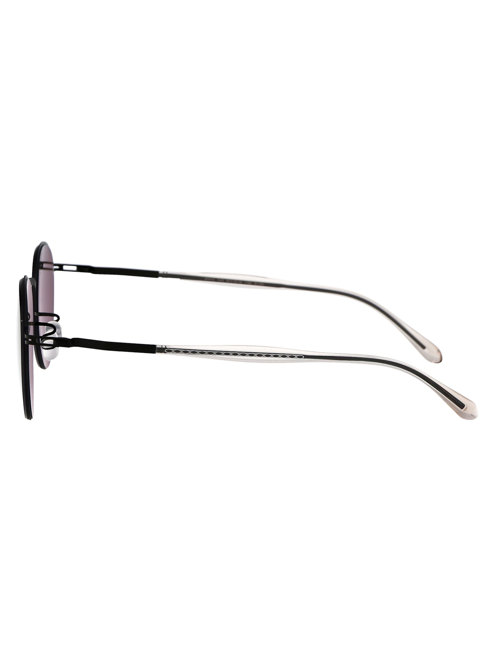 Mykita Black Polarized Pro Hi-con Grey Steel Sunglasses In Brown
