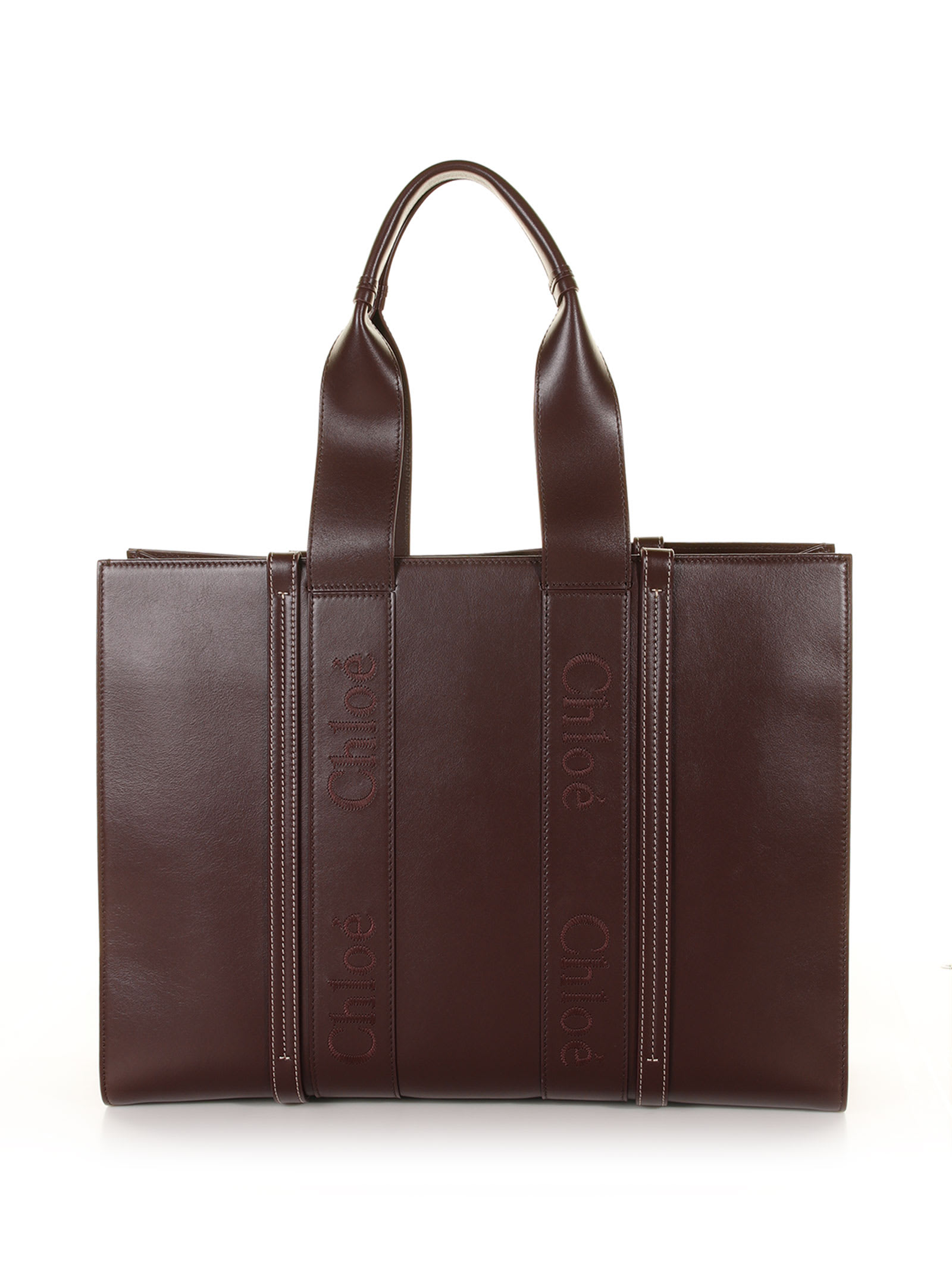 Shop Chloé Tote In Deep Violine