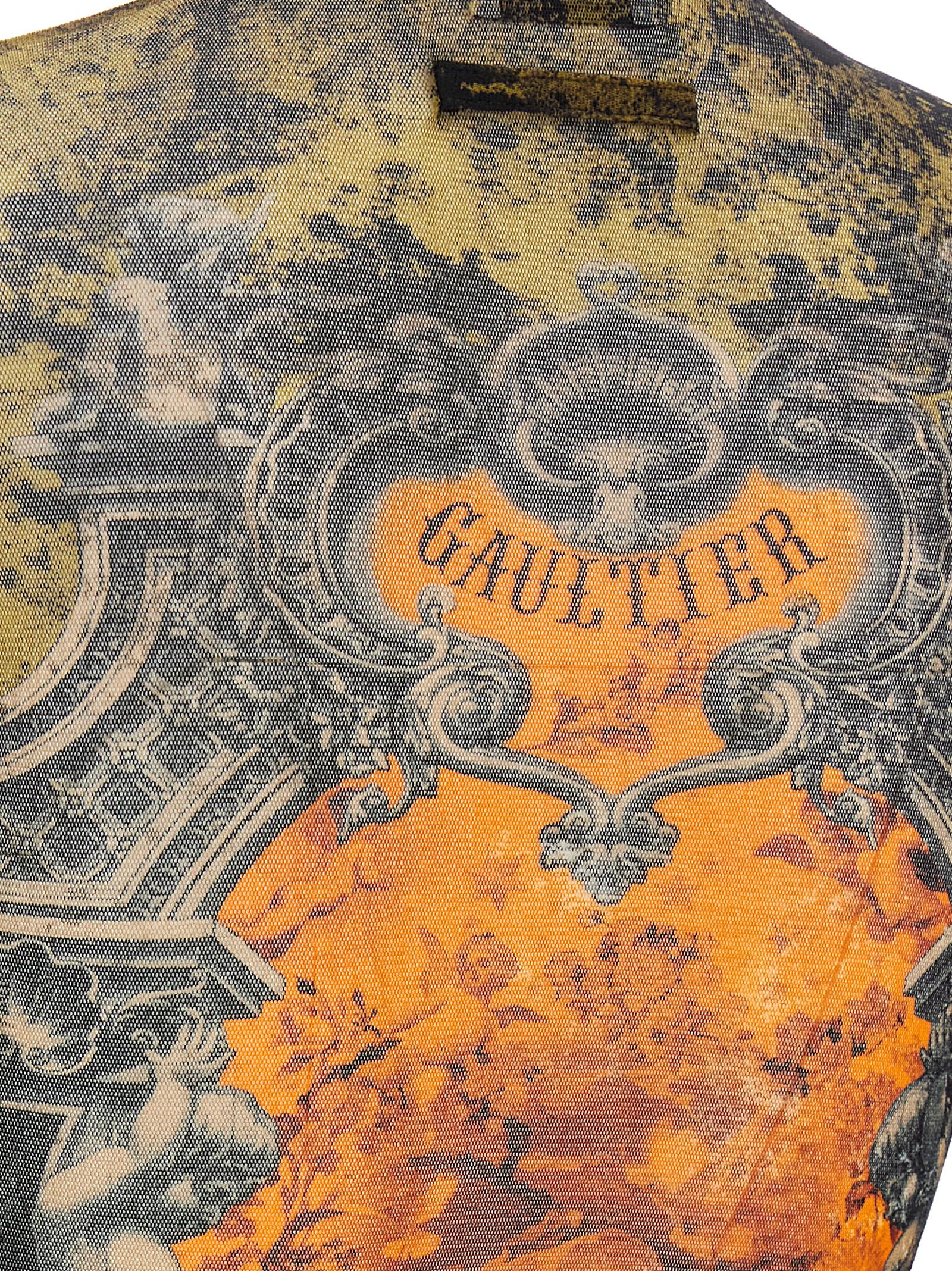 Jean Paul Gaultier 'médaillon' Top In Multi