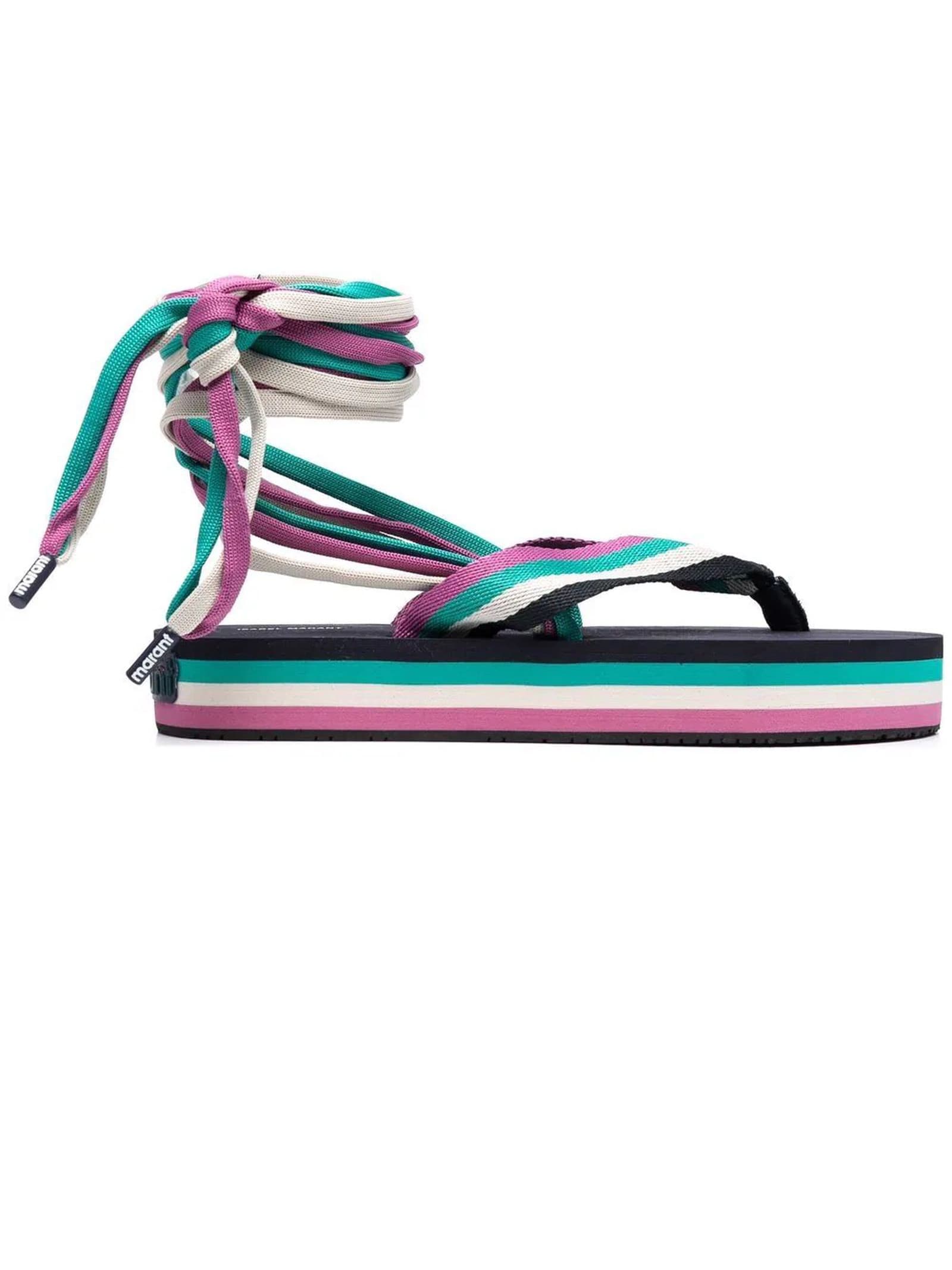 Isabel Marant Multicolour Thong Strap Sandals