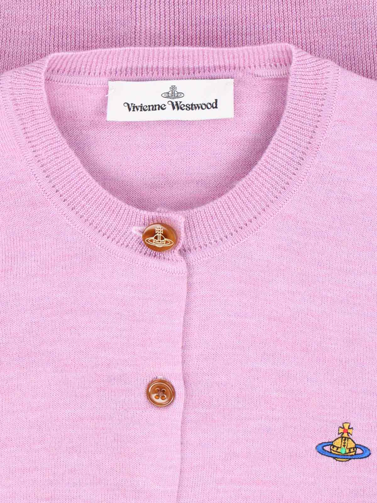 Vivienne Westwood Bea Cardigan In Pink