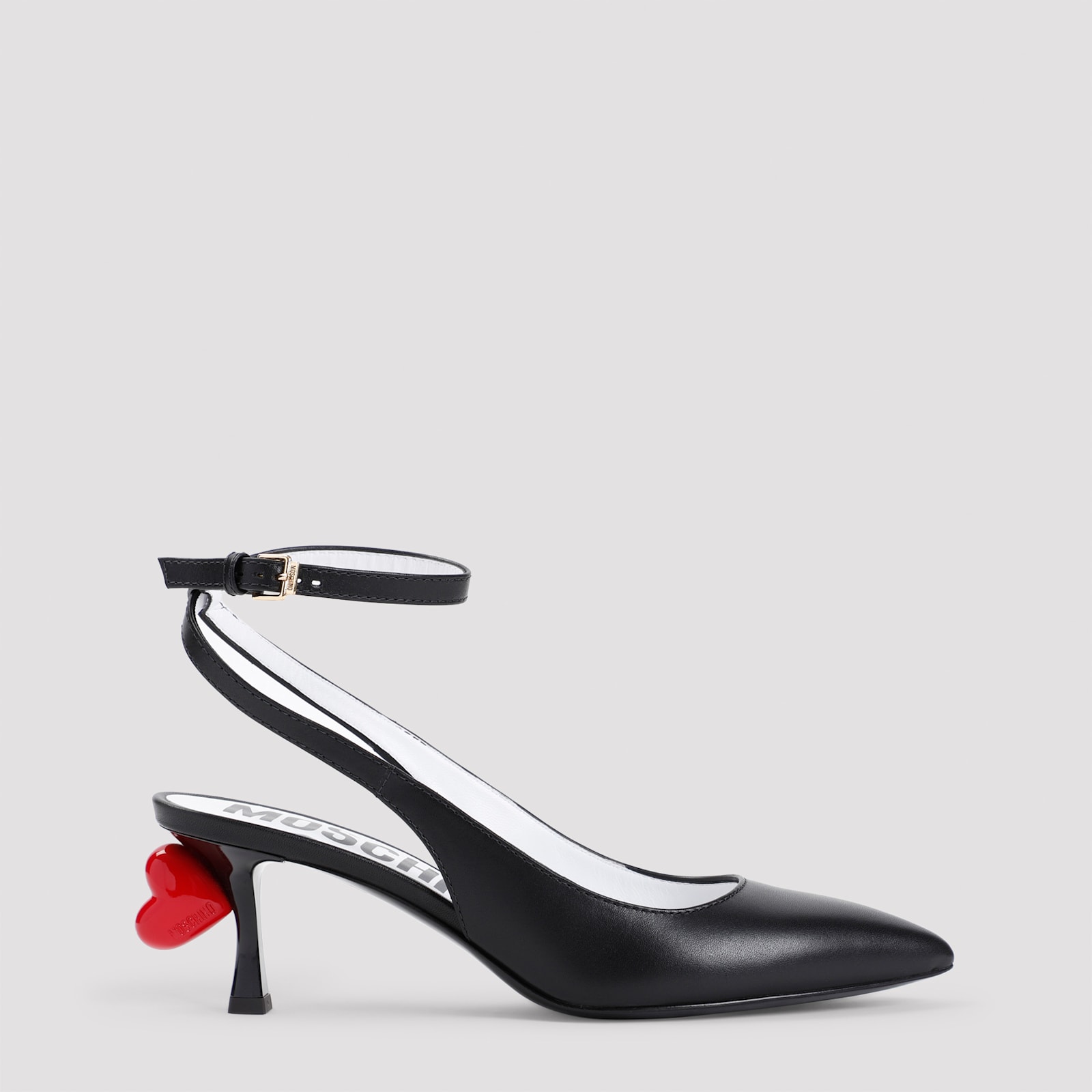 Shop Moschino Pumps In Nero