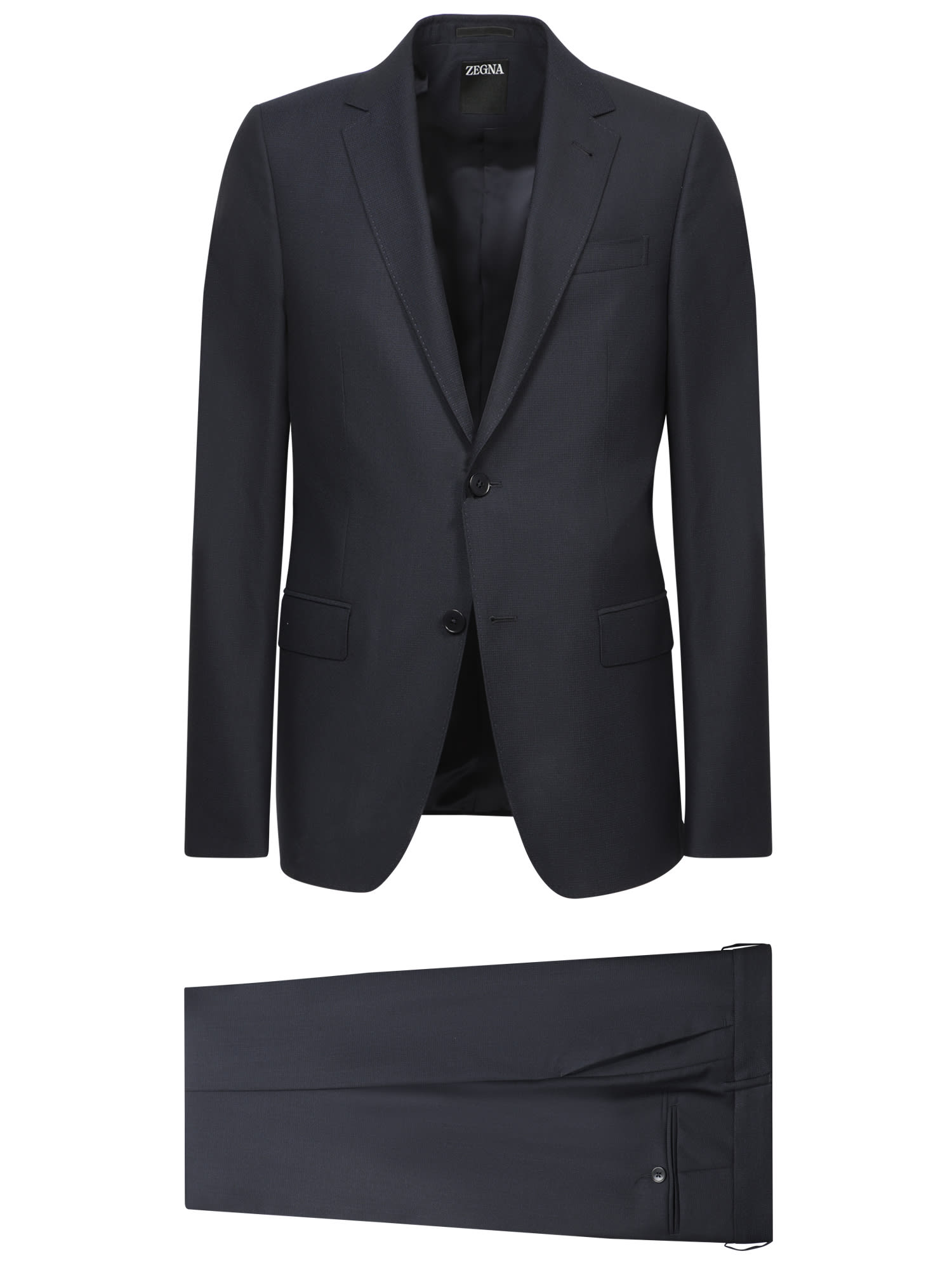 Blue Wool Suit