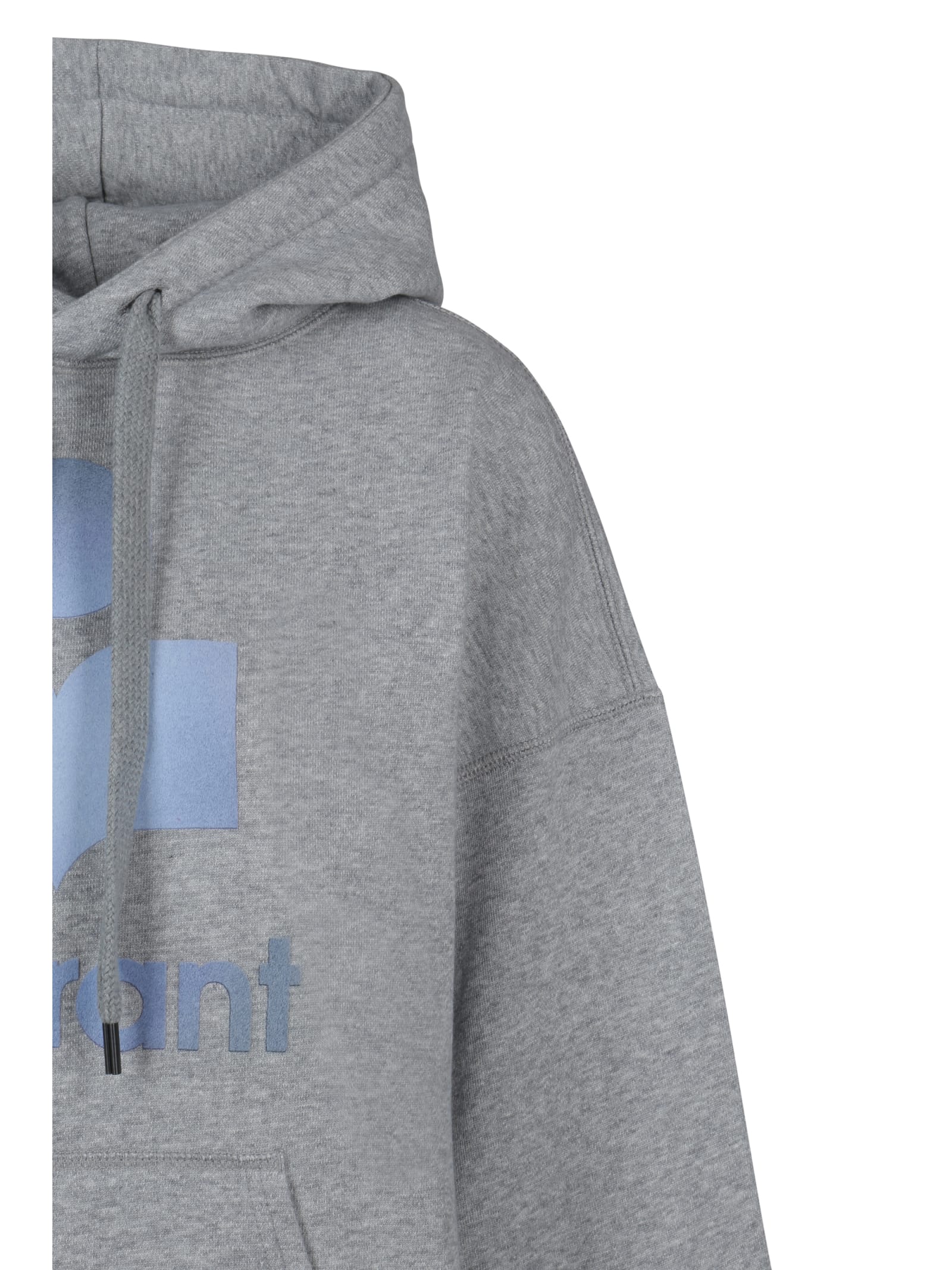 Shop Marant Etoile Mansel Hoodie In Grey