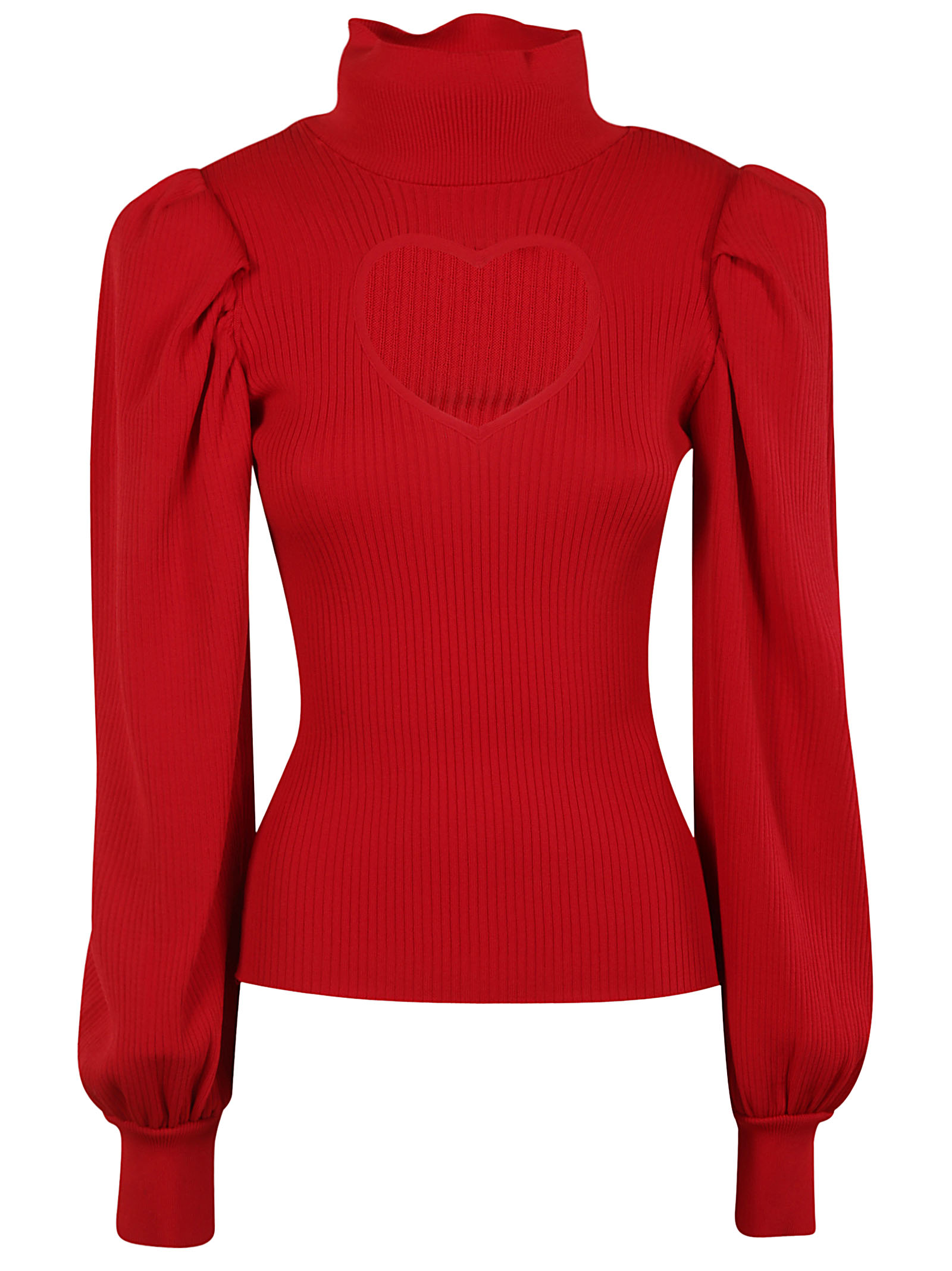 sweater with heart cut out