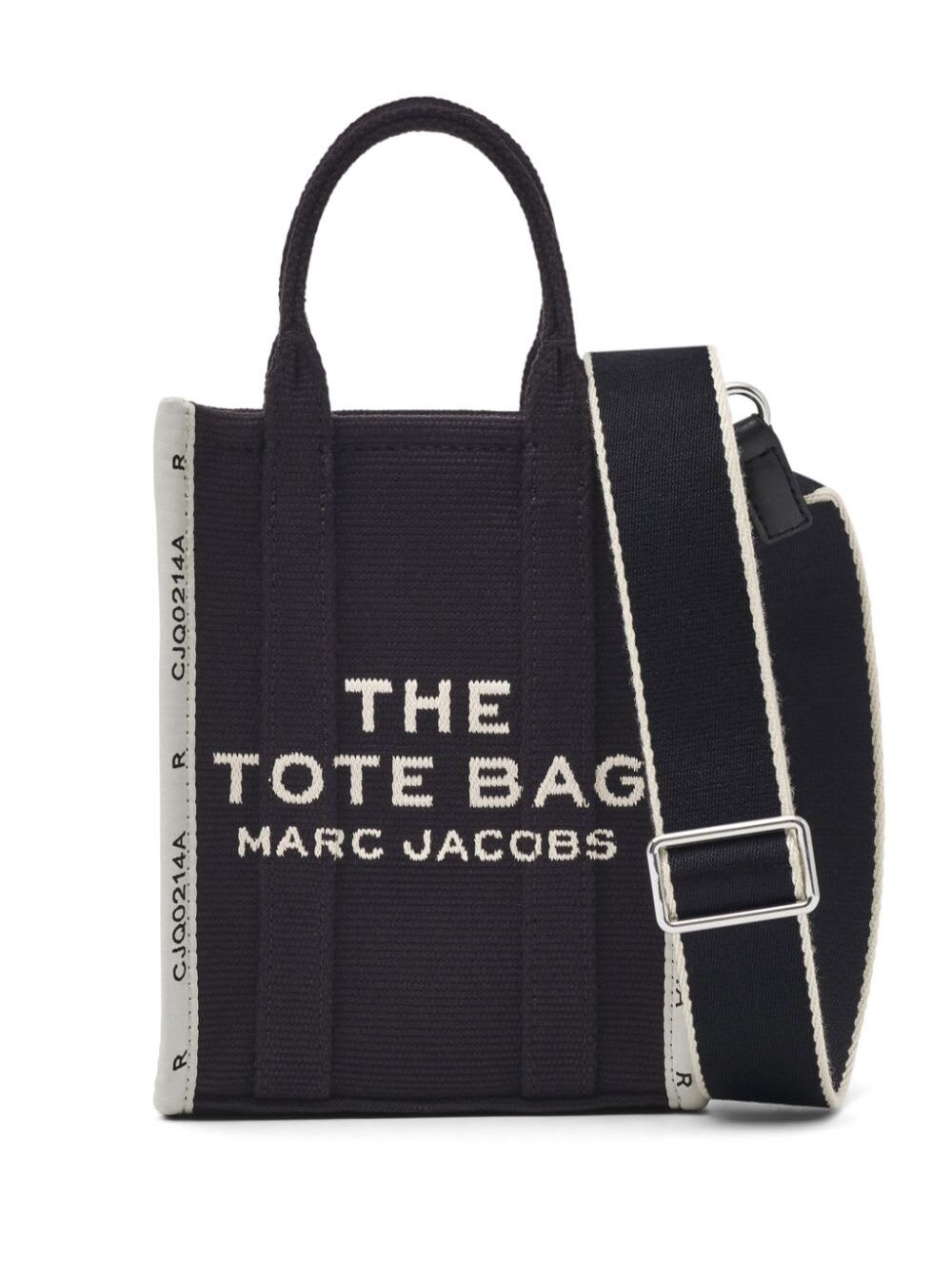 Marc Jacobs The Jacquard Phone Tote Bag In Black