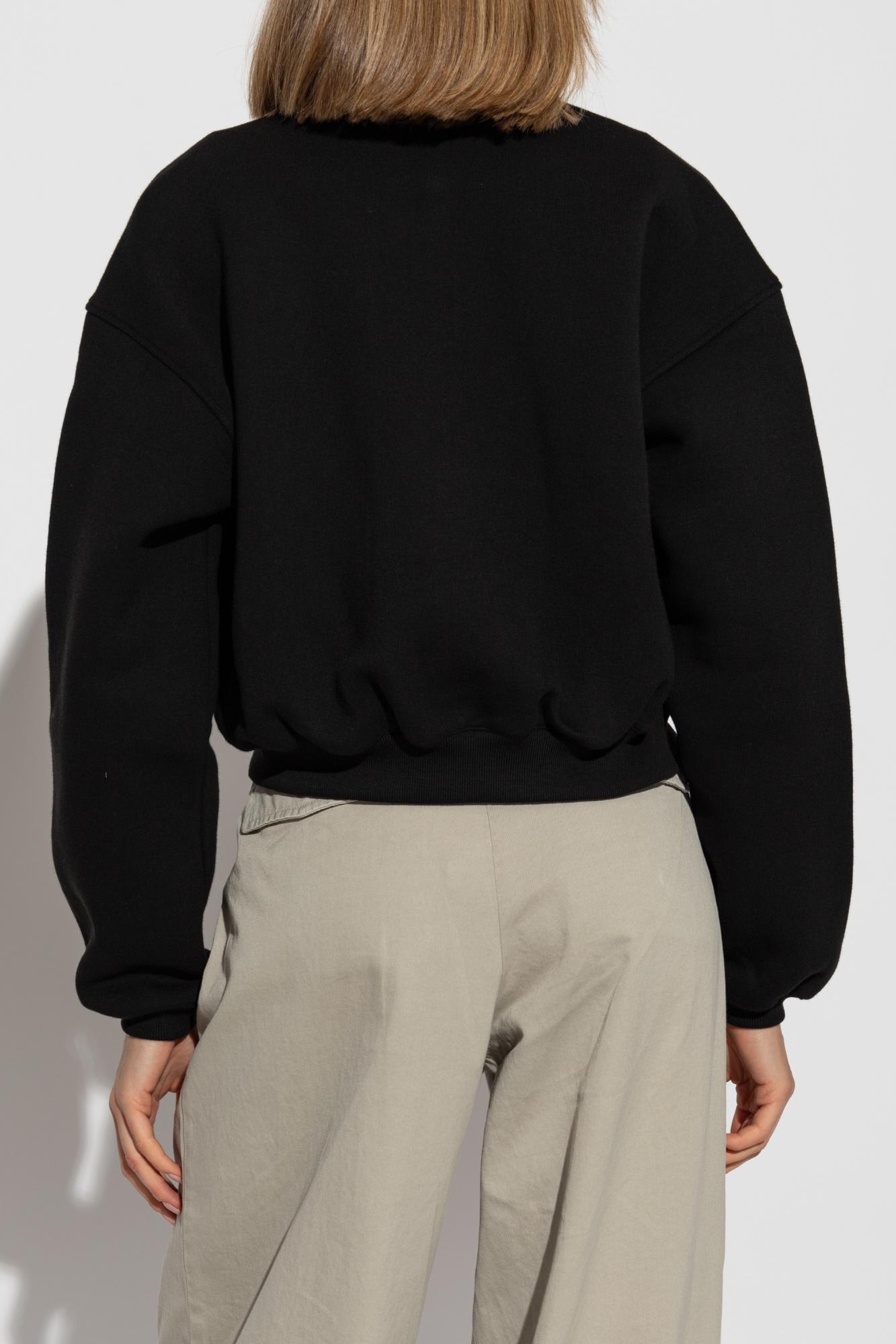 Shop Kenzo Snap-button Sweatshirt In Nero