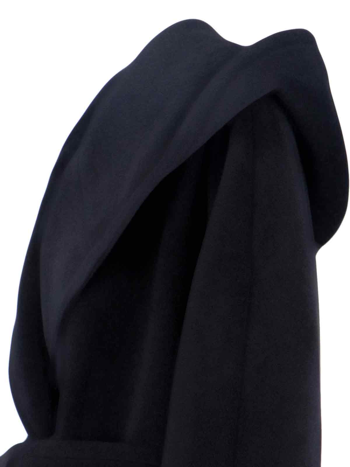 Tagliatore Tailored Black Jacket With Classic Collar And Minimalistic Design In Black