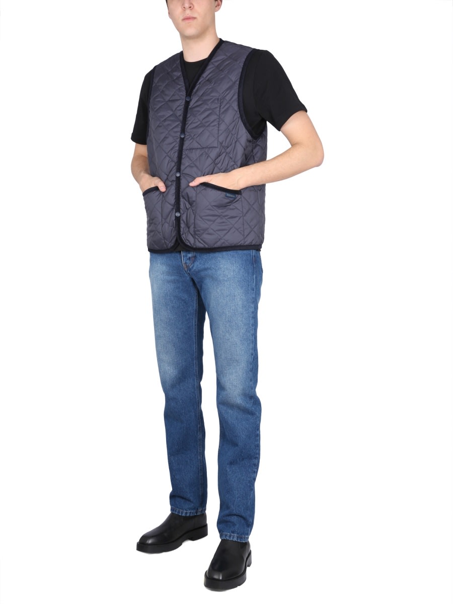 Lavenham Black Polyester Thornham Vest In Blue