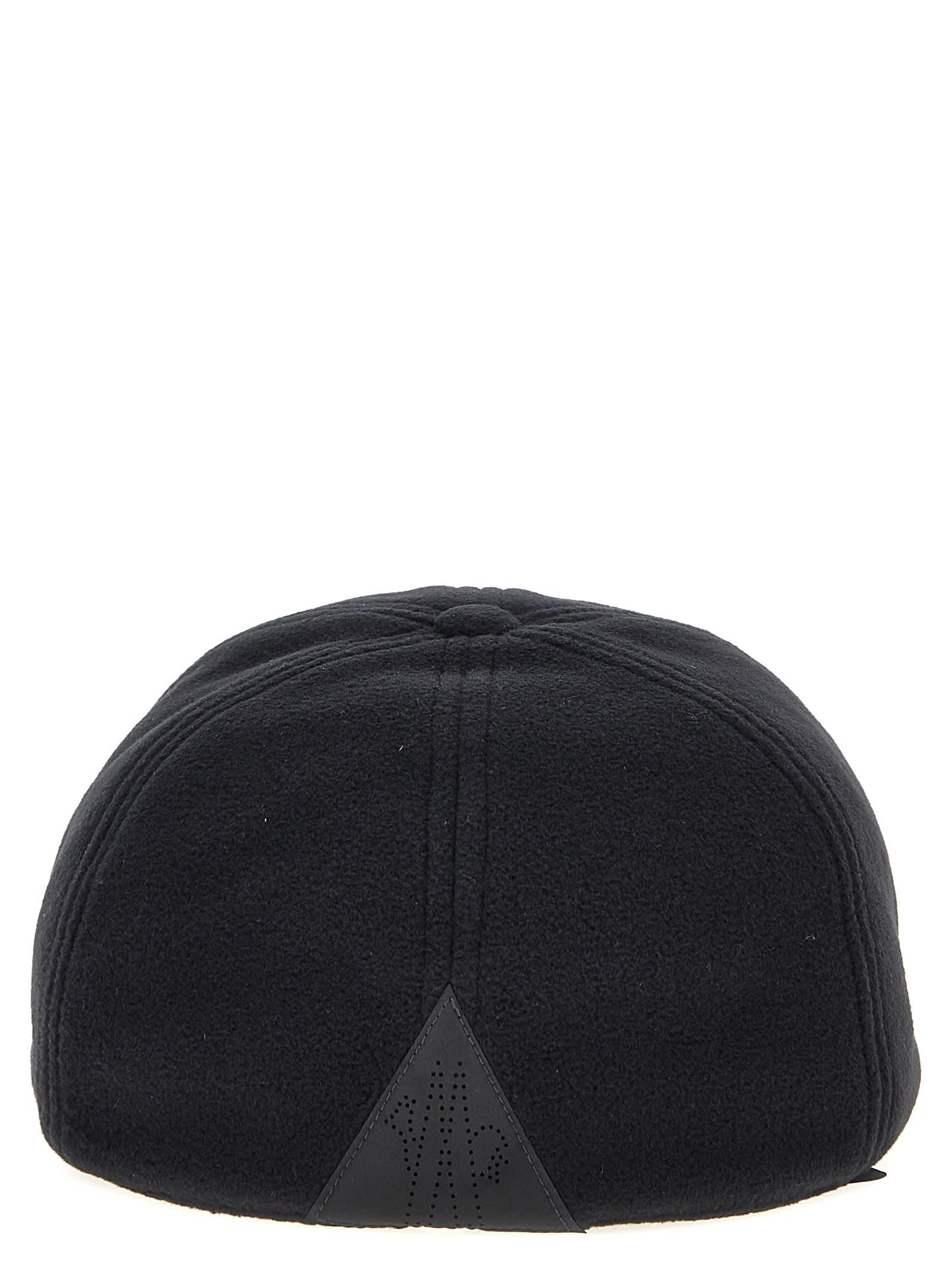 Shop Moncler Logo Patch Cap