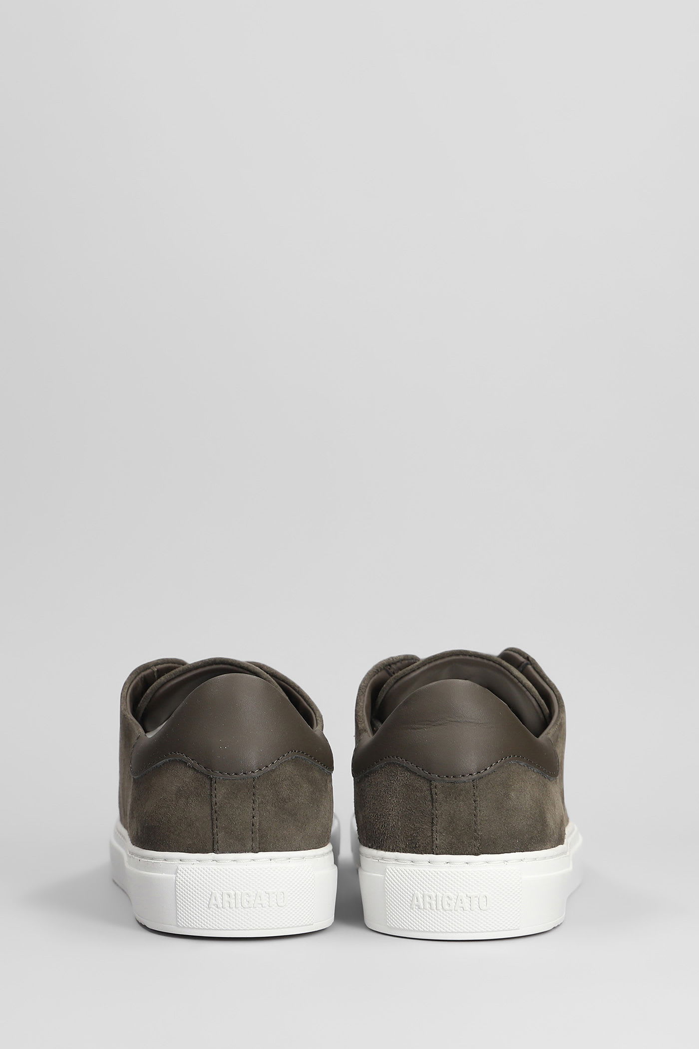 Axel Arigato Clean 90 Leather Sneakers In Gray