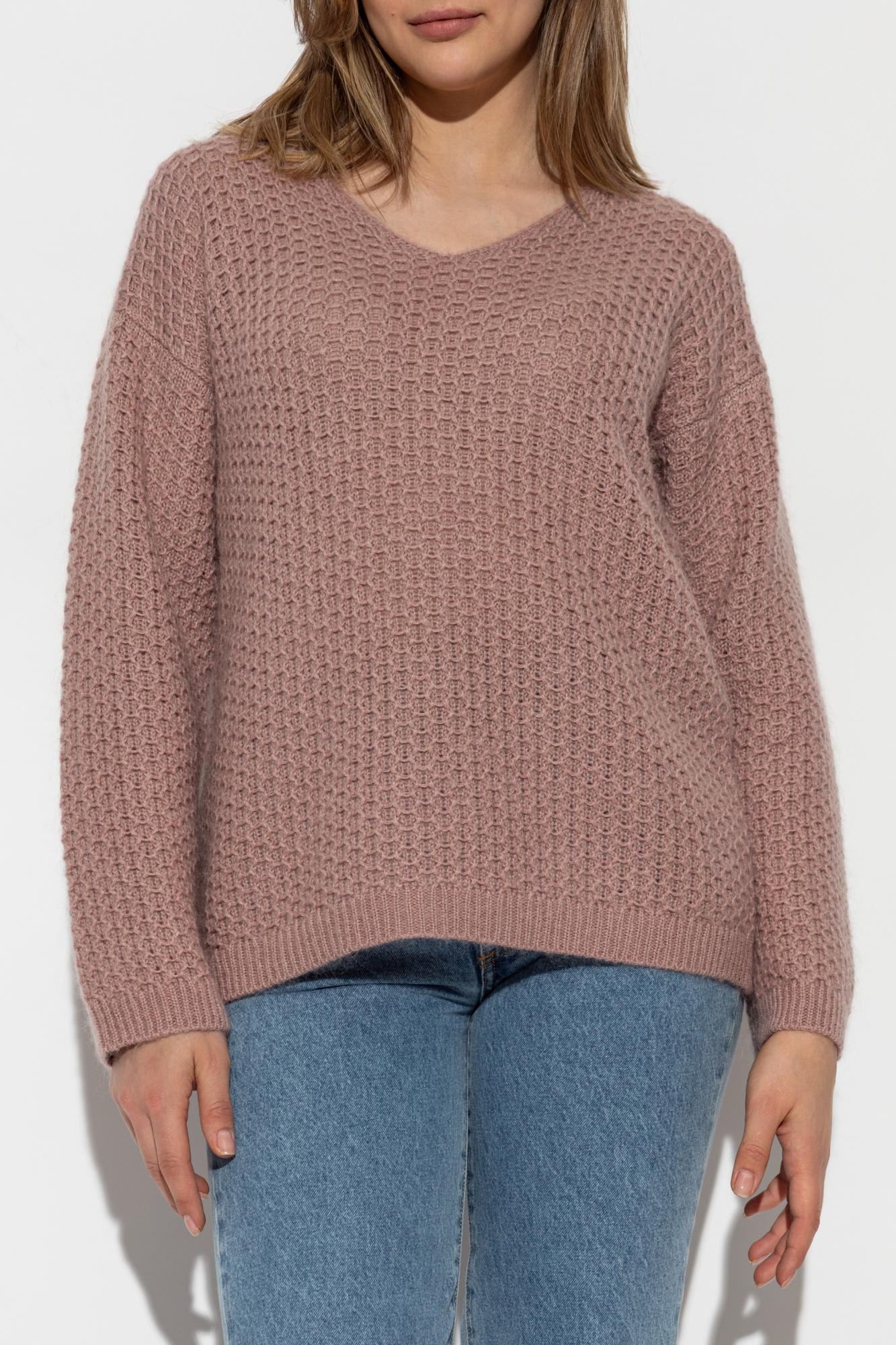 Fabiana Filippi V-neck Sweater In Pink