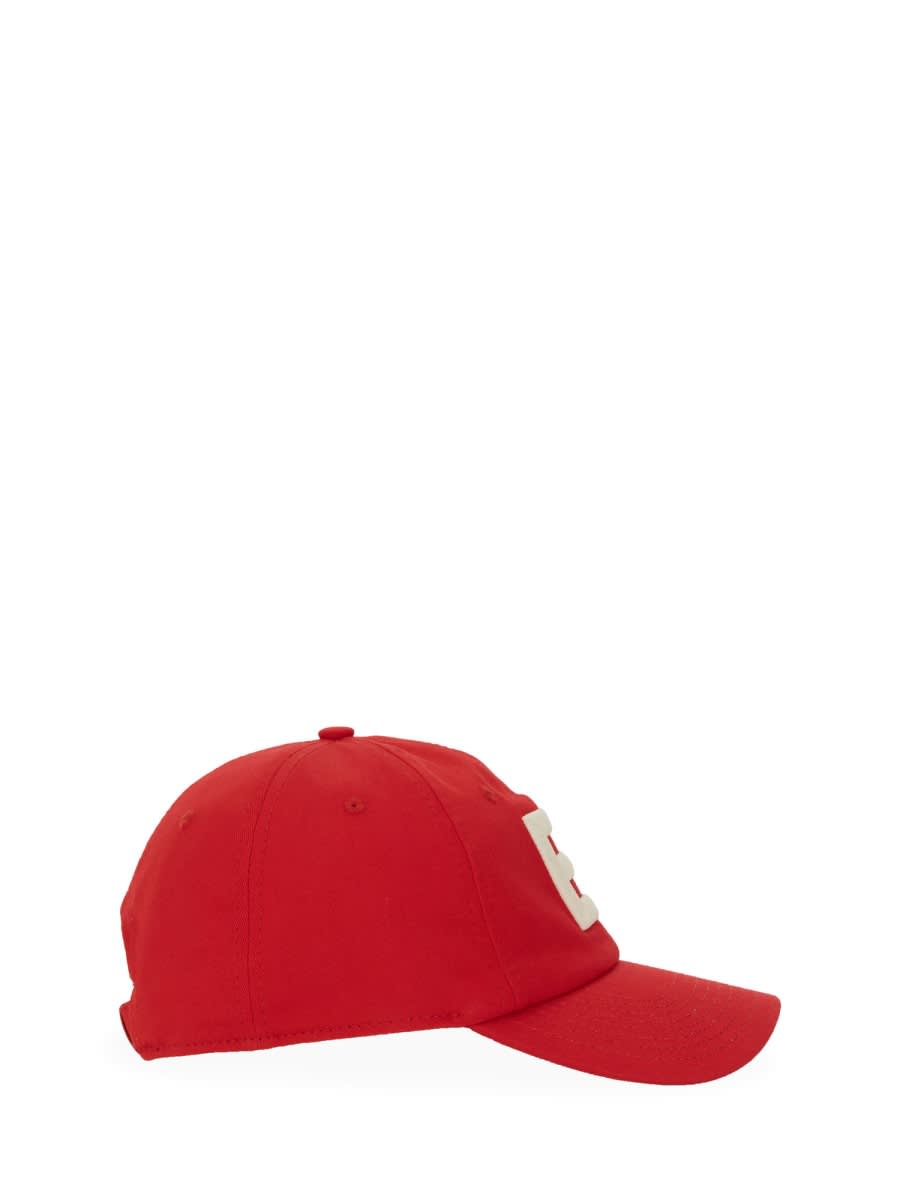 Bally Baseball Hat With Logo In Red