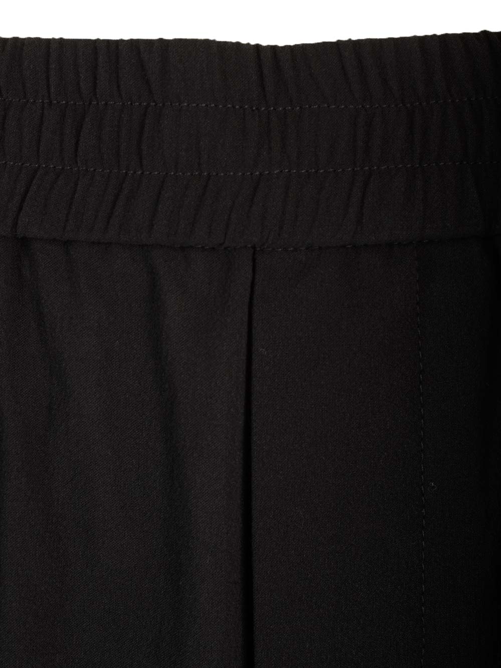 Shop Ami Alexandre Mattiussi Cotton Crepe Trousers In Black