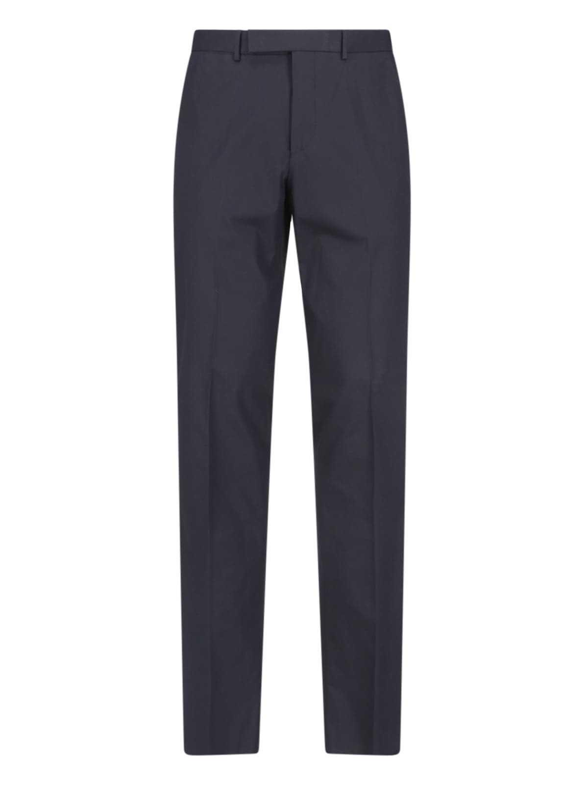 Shop Zegna Tailored Trousers In Blue