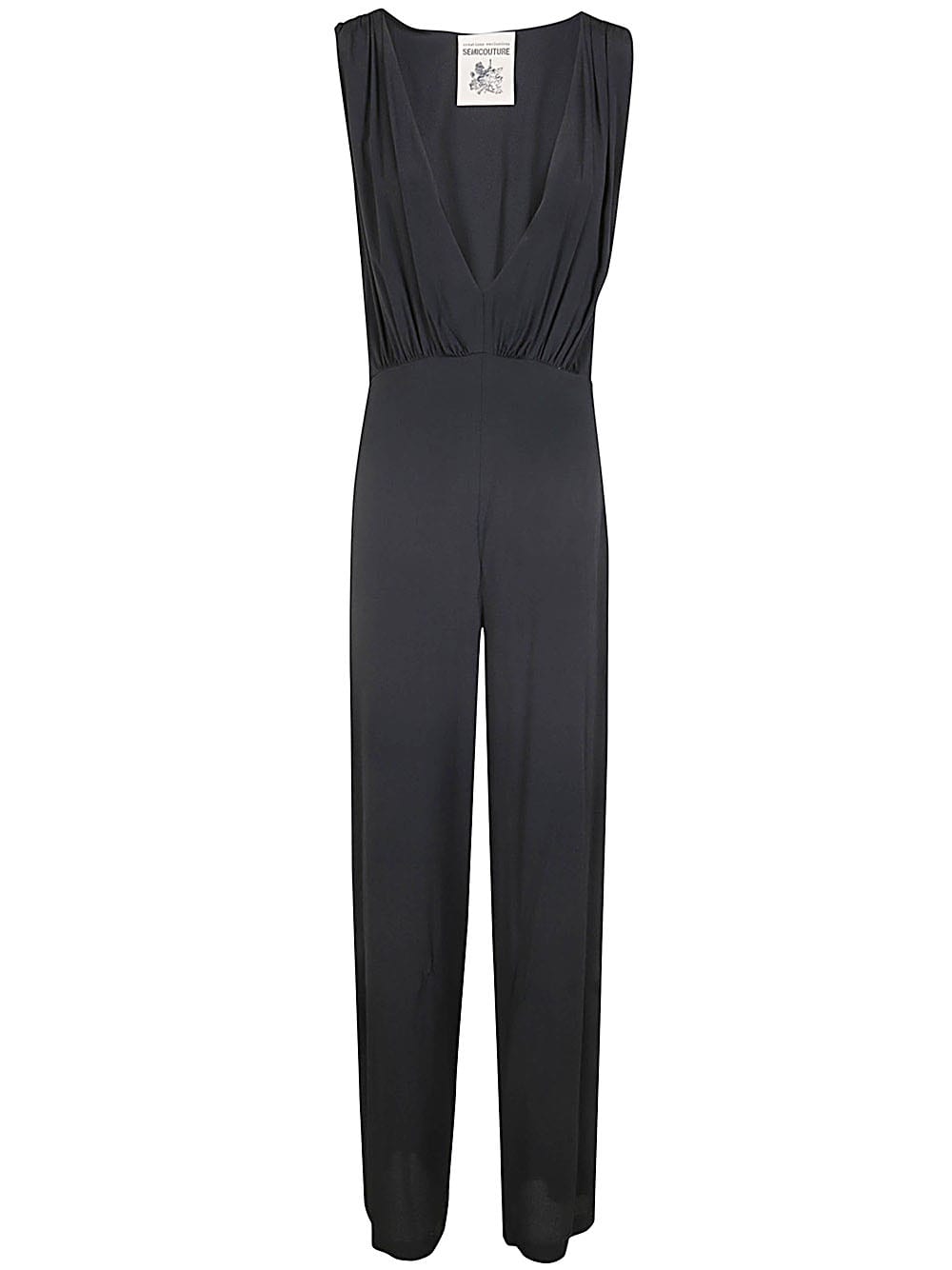 Shop Semicouture Letizia Jumpsuit In Black