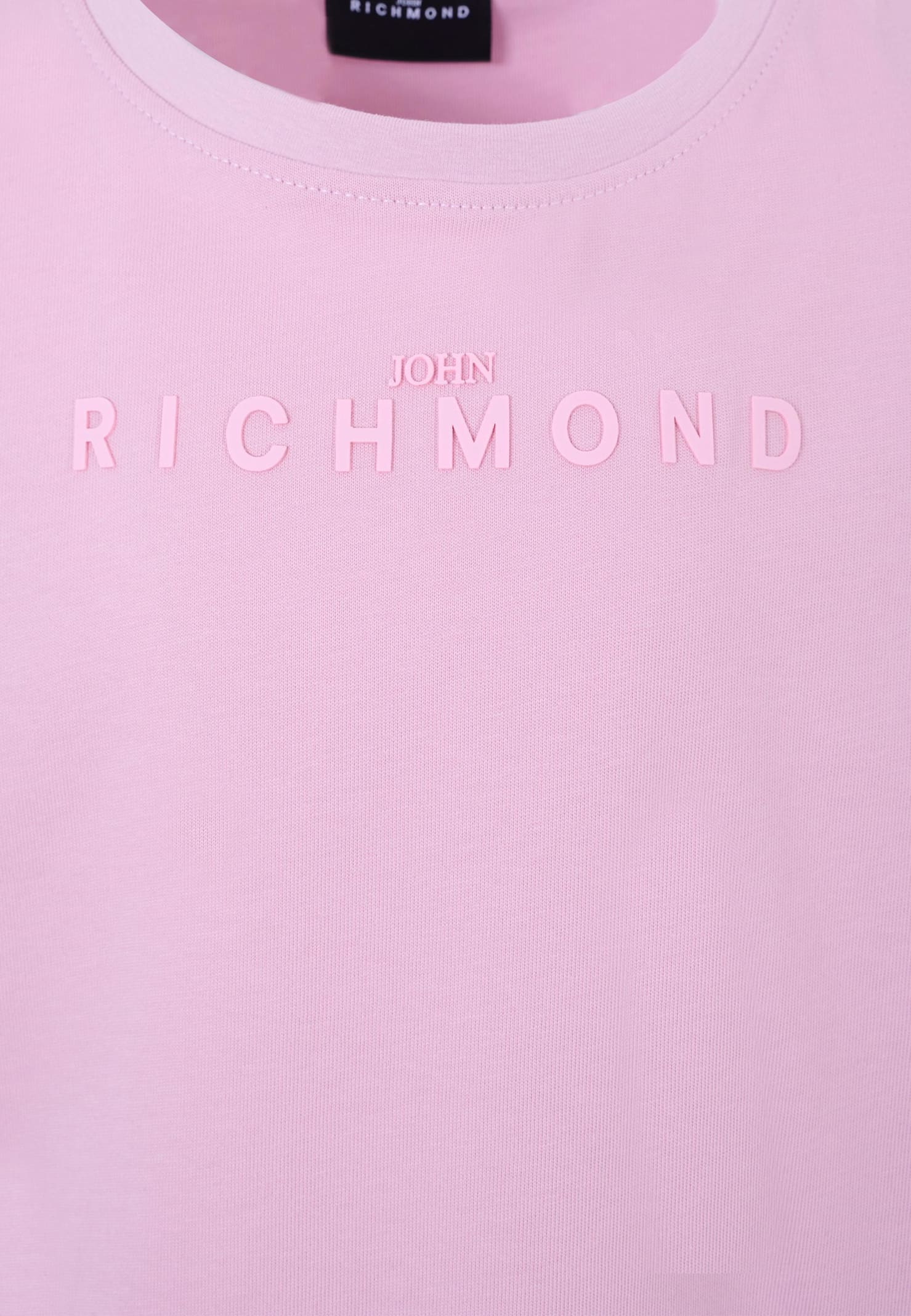 Richmond Lilac T-shirt For Girl With Logo In Purple