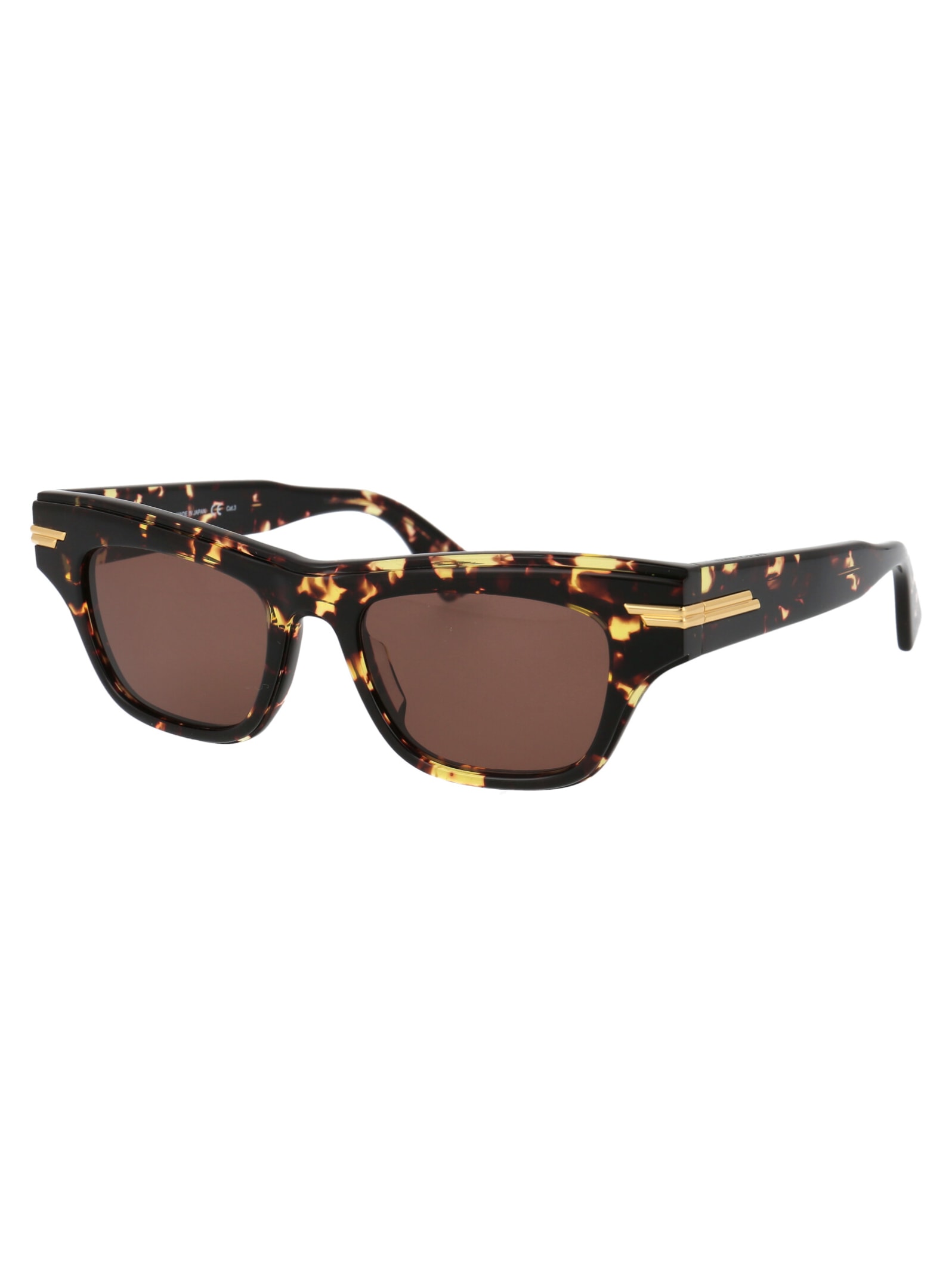 Shop Bottega Veneta Bv1122s Sunglasses In 002 Havana Havana Brown