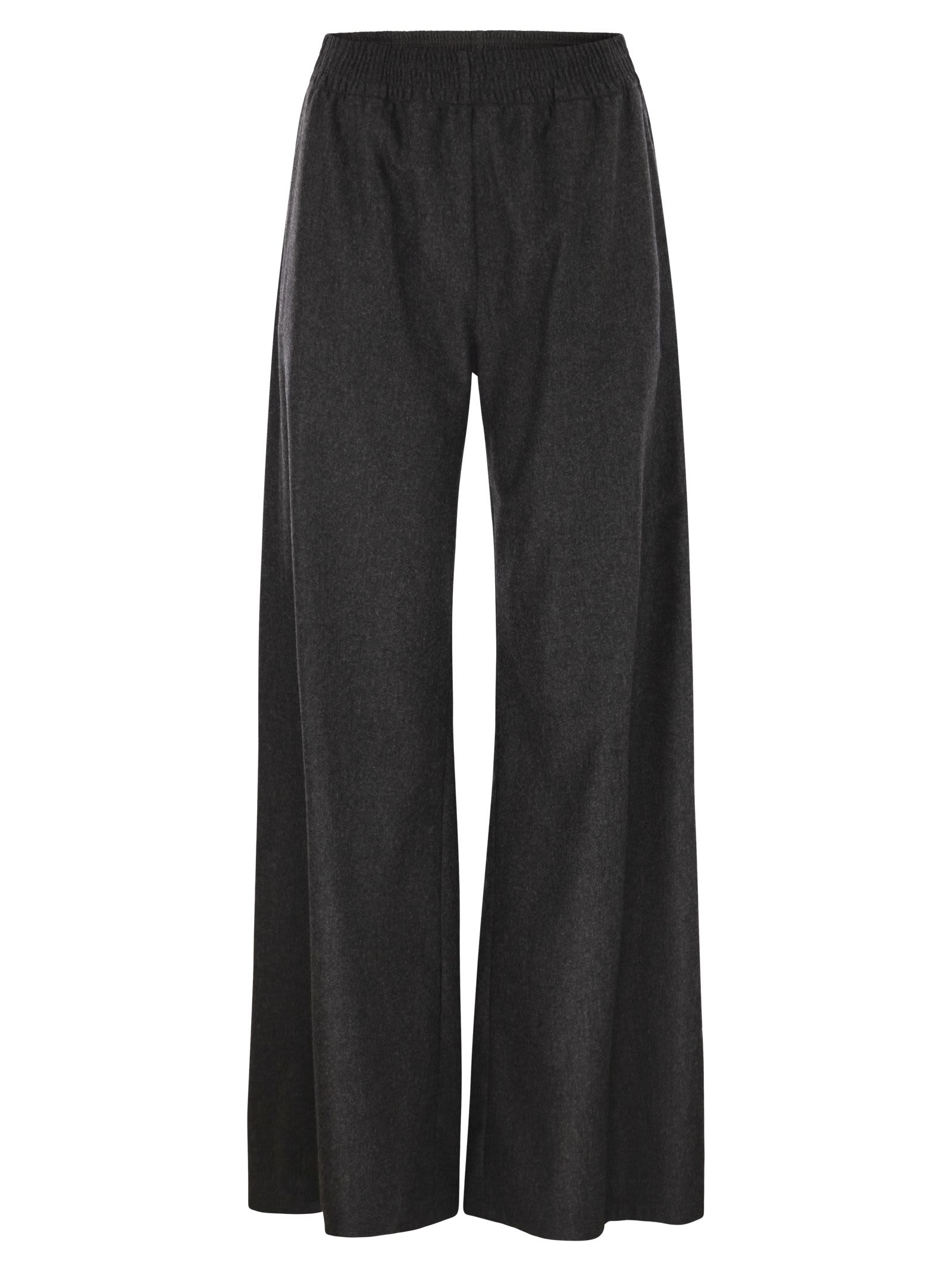 Fabiana Filippi Wide-leg Trousers With Tailored Fit In Black