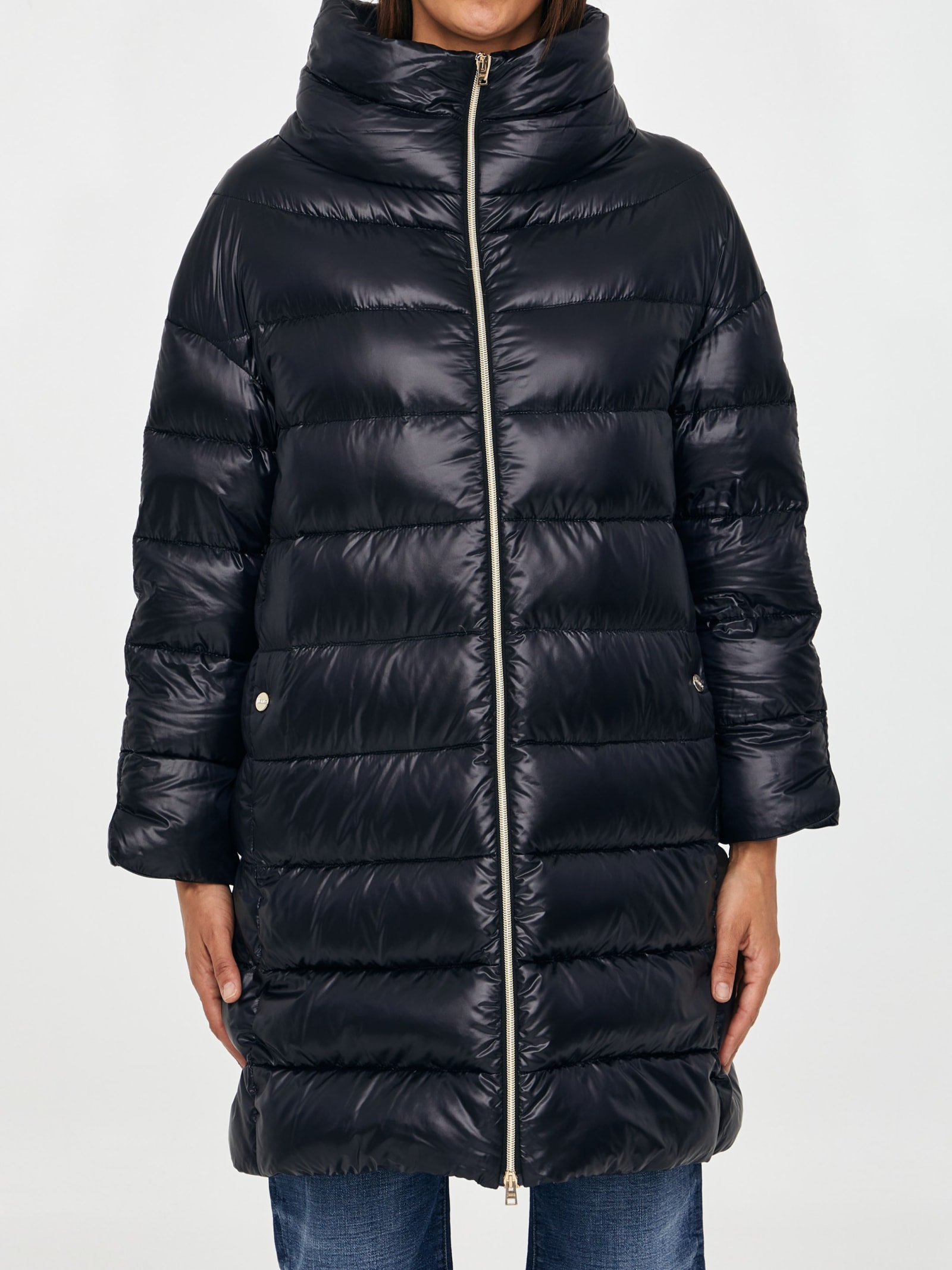 Herno Black Matilde Down Jacket | ModeSens