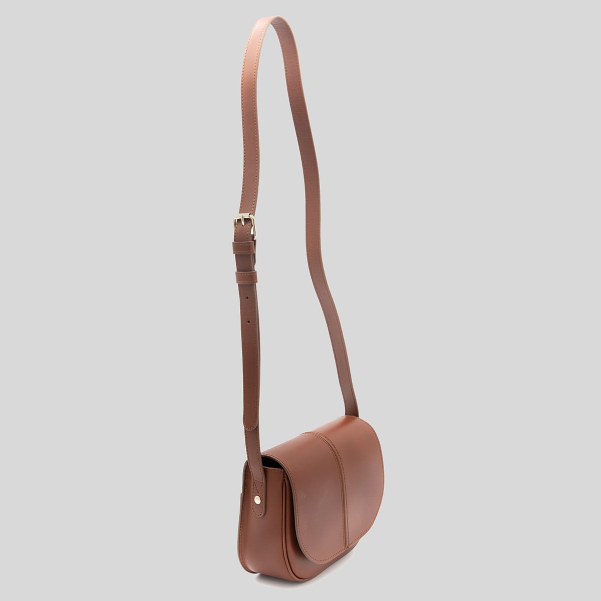 Shop Apc Noisette Leather Betty Bag In Brown