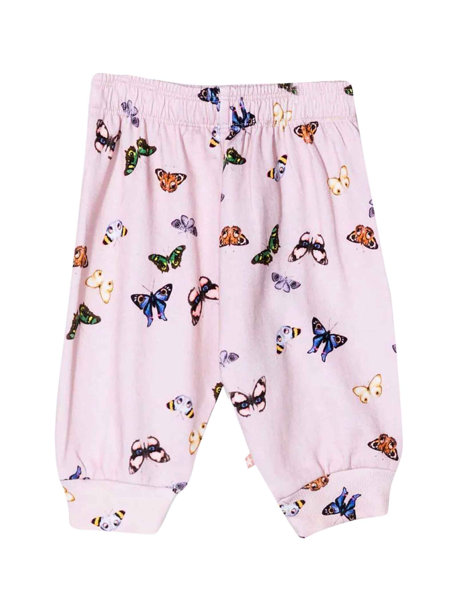 Molo Pink Trousers Baby Girl Kids