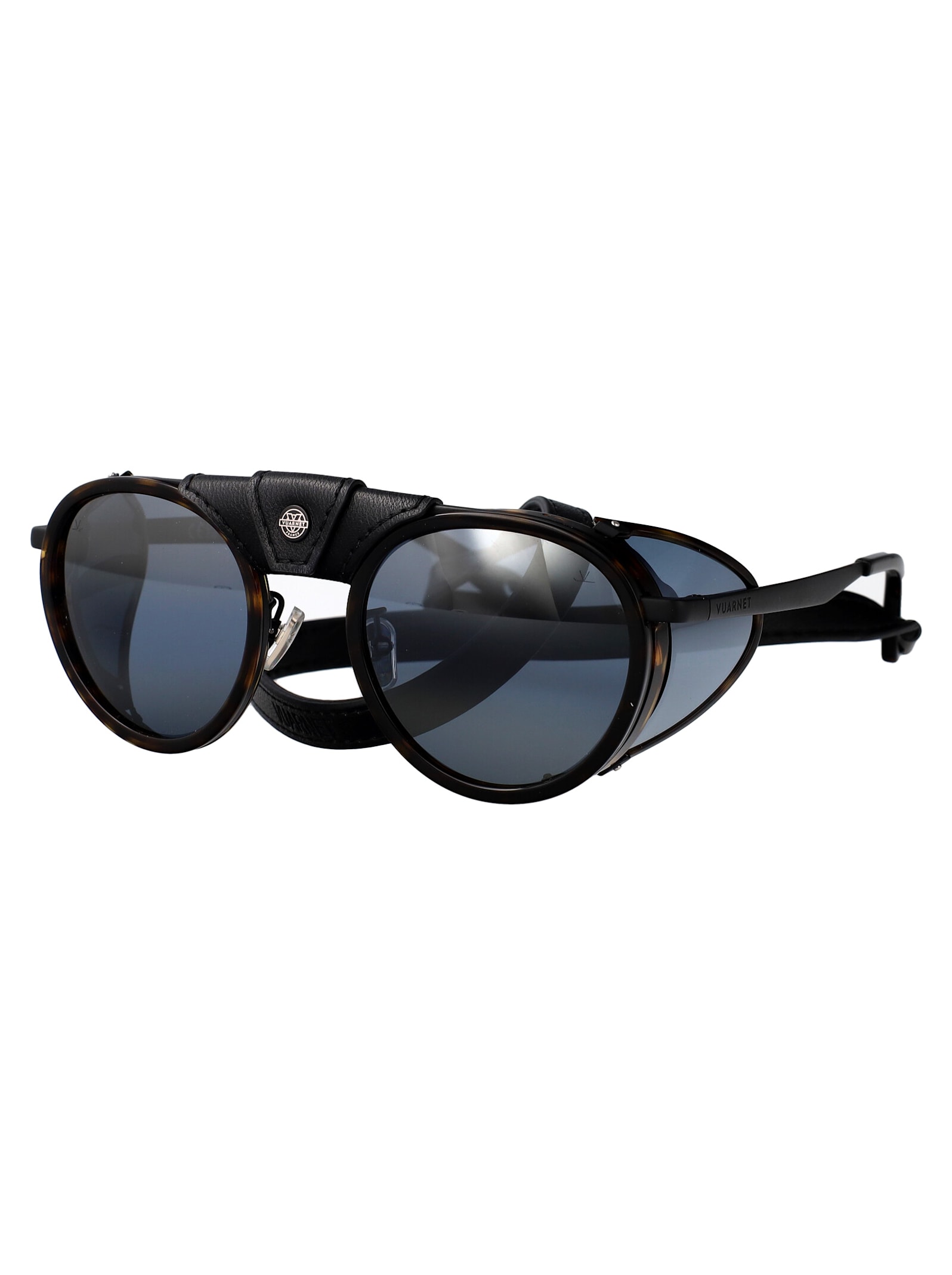 Vuarnet Glacier 01 Sunglasses In Matte Havana Blue