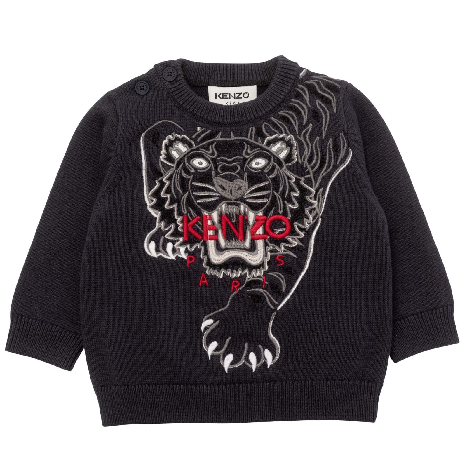 Kenzo Kids Sweater With Embroidery