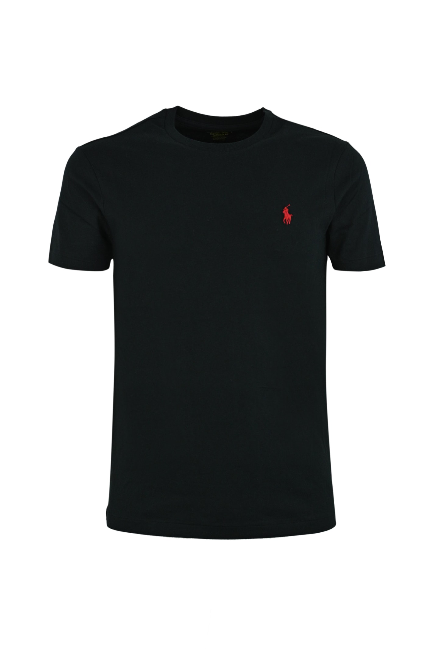 Shop Polo Ralph Lauren Pony Logo T-shirt In Cotton In Black