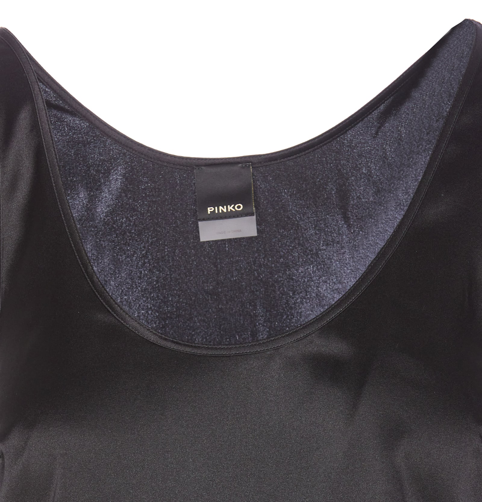 Shop Pinko Crazy Tank Top In Black