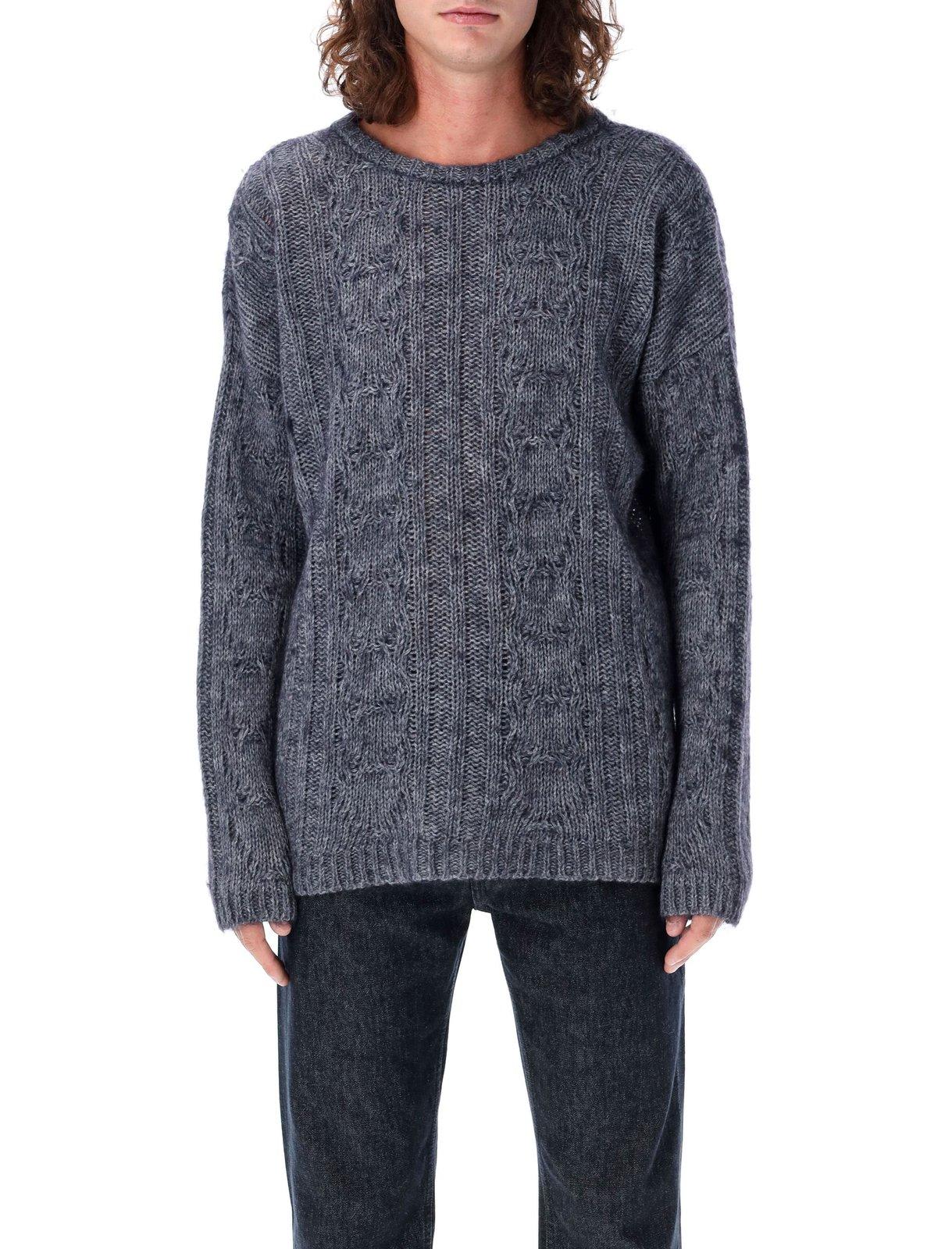 Popover Knitted Crewneck Jumper