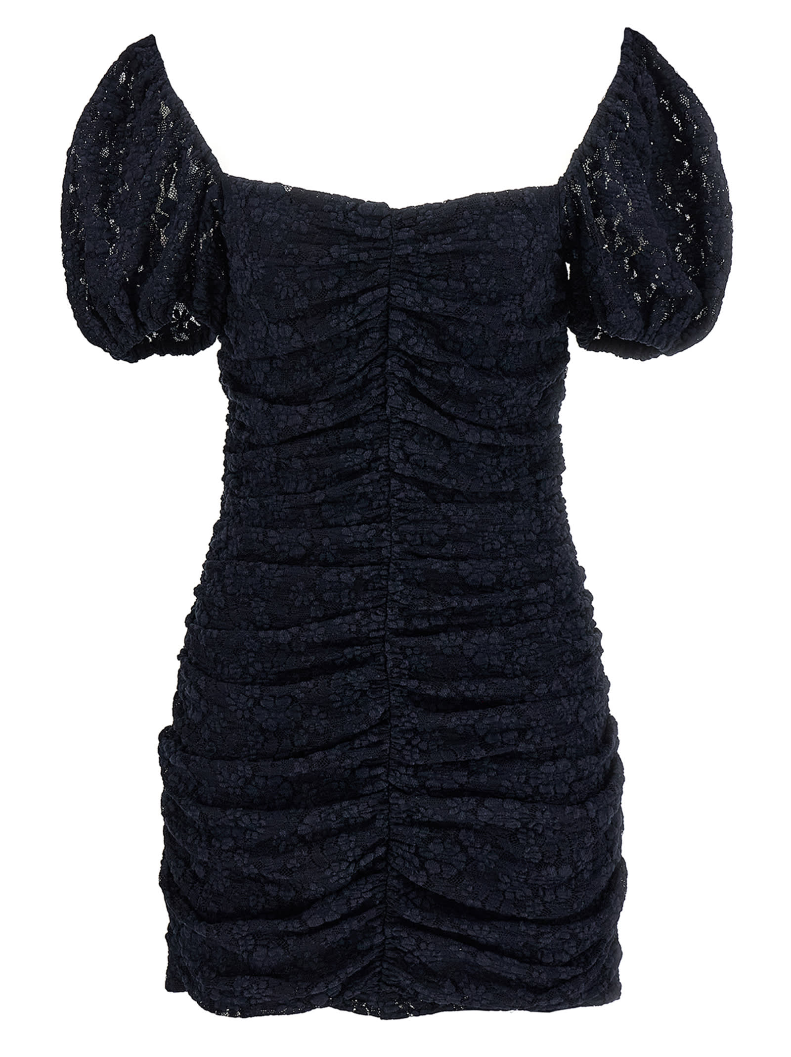 Rotate Birger Christensen Lace Dress In Blue