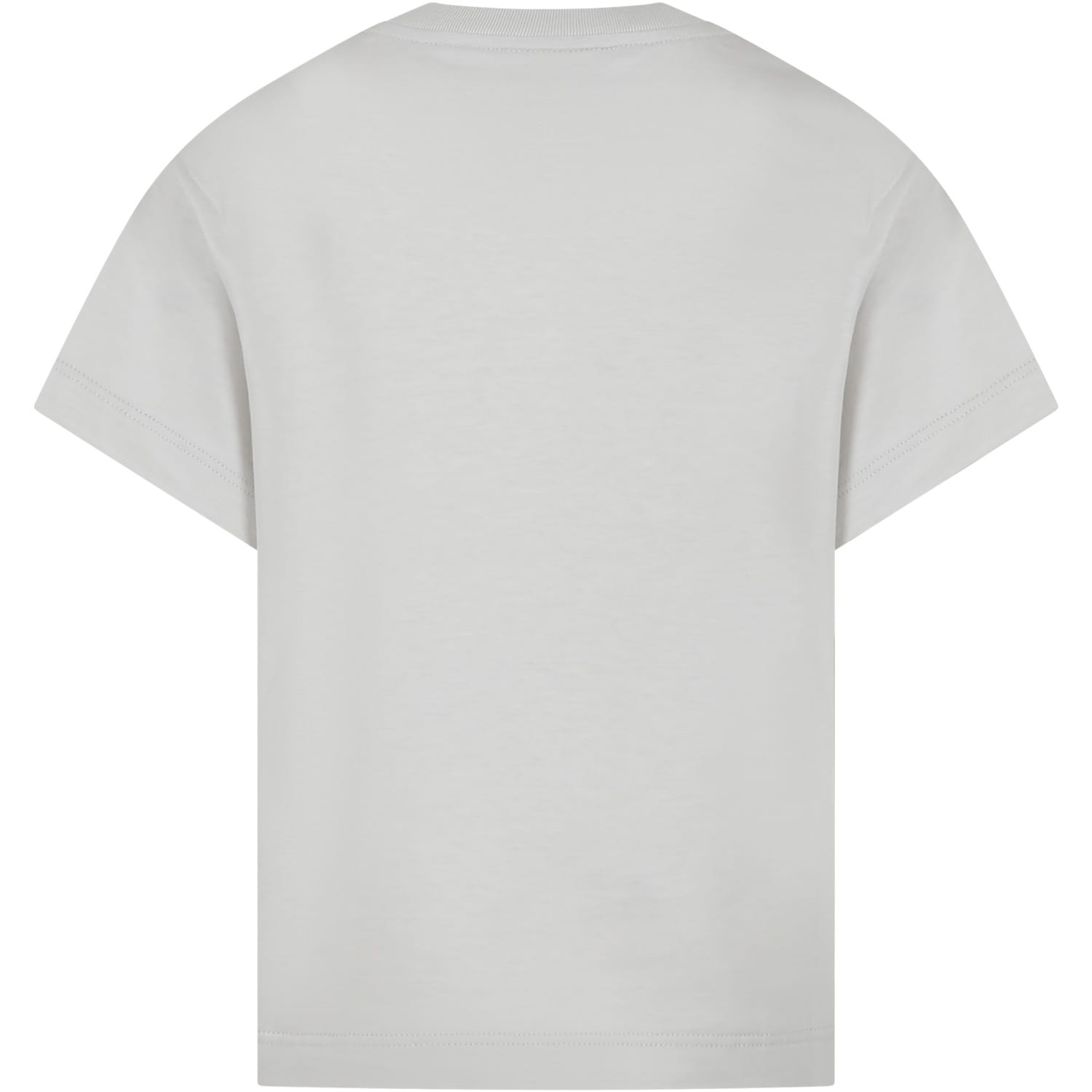 Shop Fendi Beige T-shirt For Boy With Print And Ff
