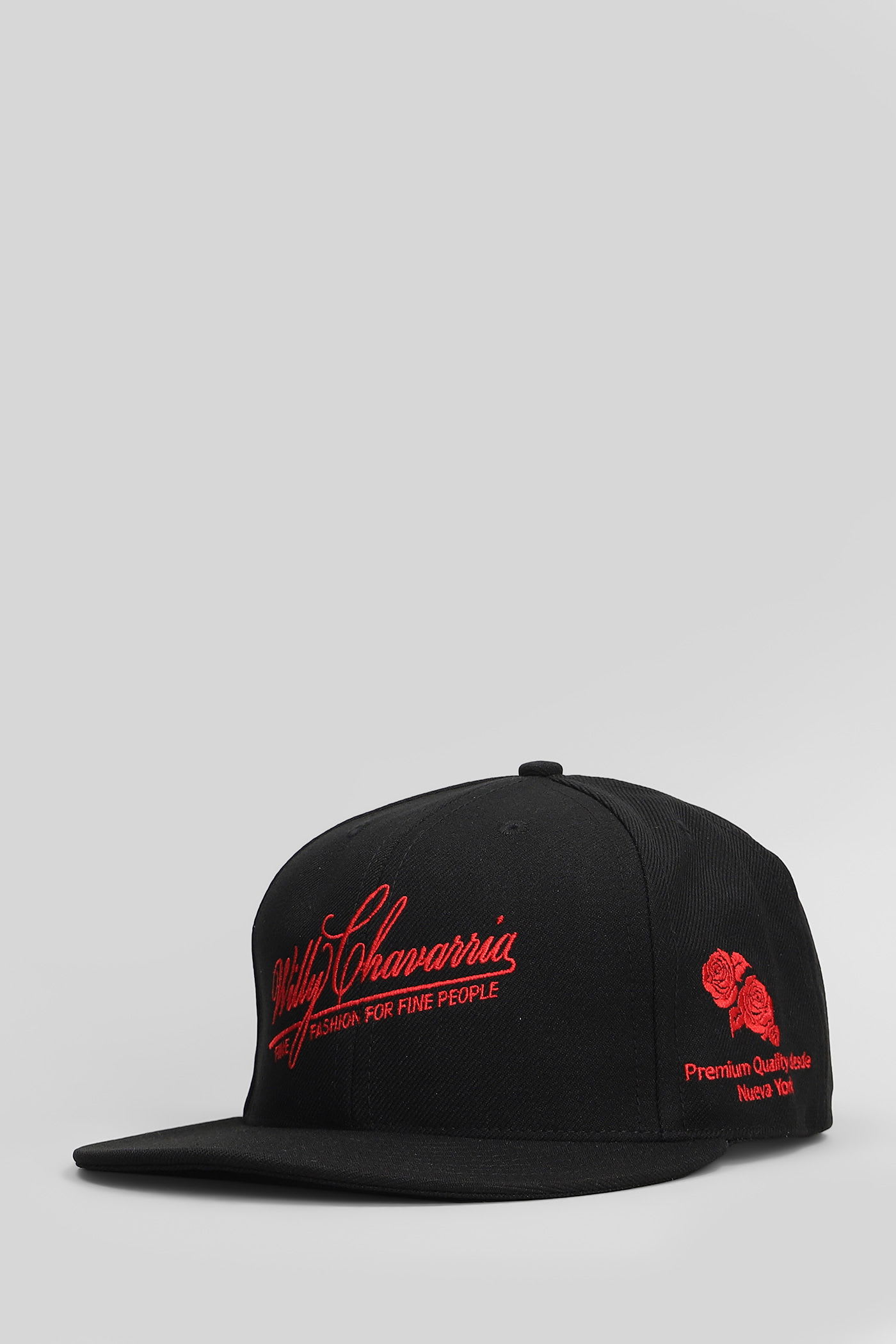 Willy Chavarria Hats In Black Cotton In Black