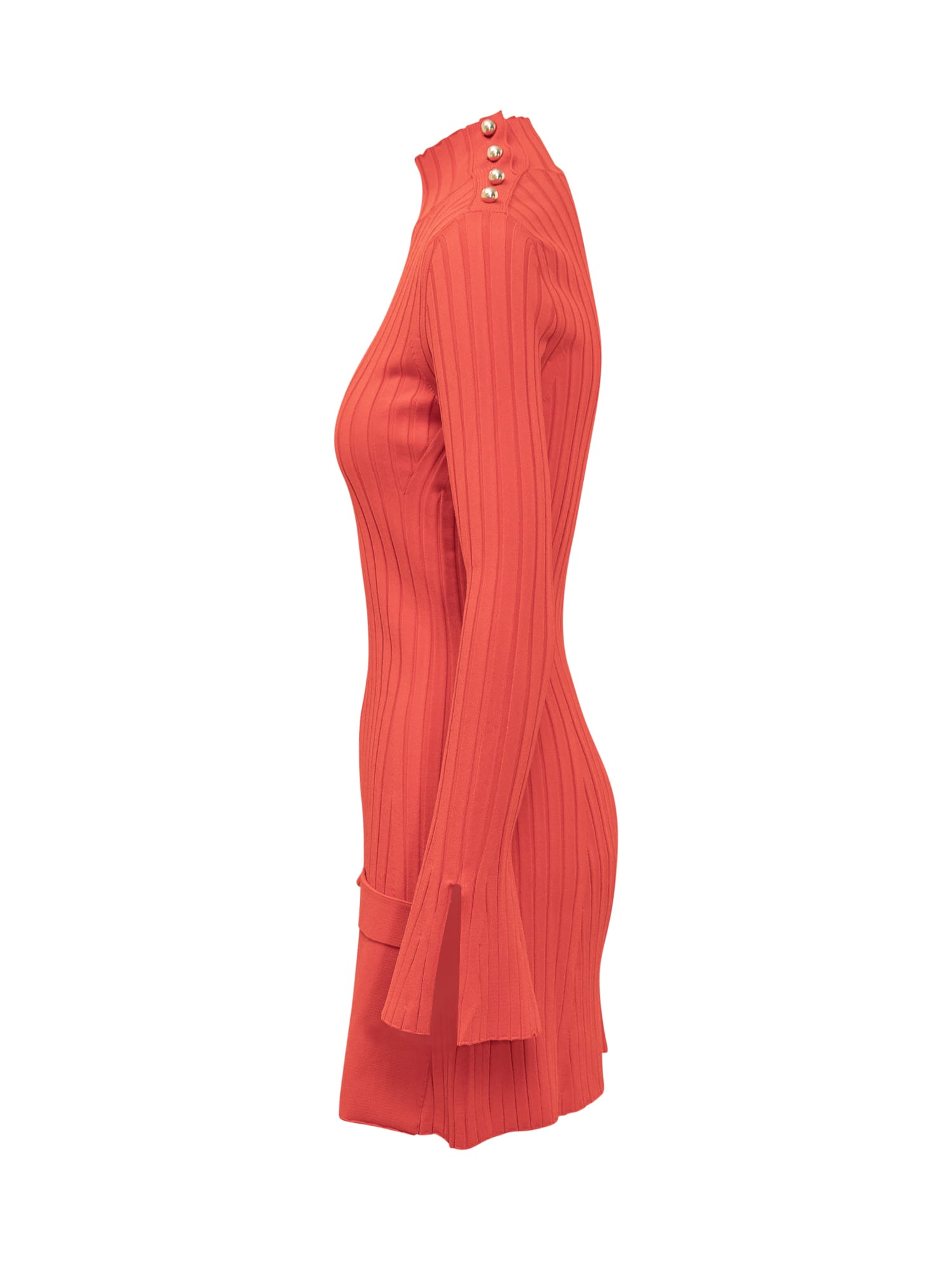 Shop Stella Mccartney Sphere Dress In Lipstick Red