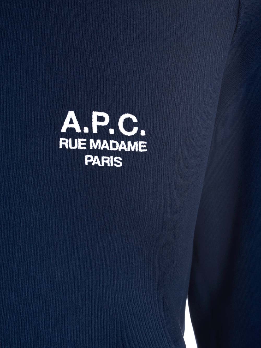 Apc A.p.c. Sweat Boxy Rue Madame Gots In Blue